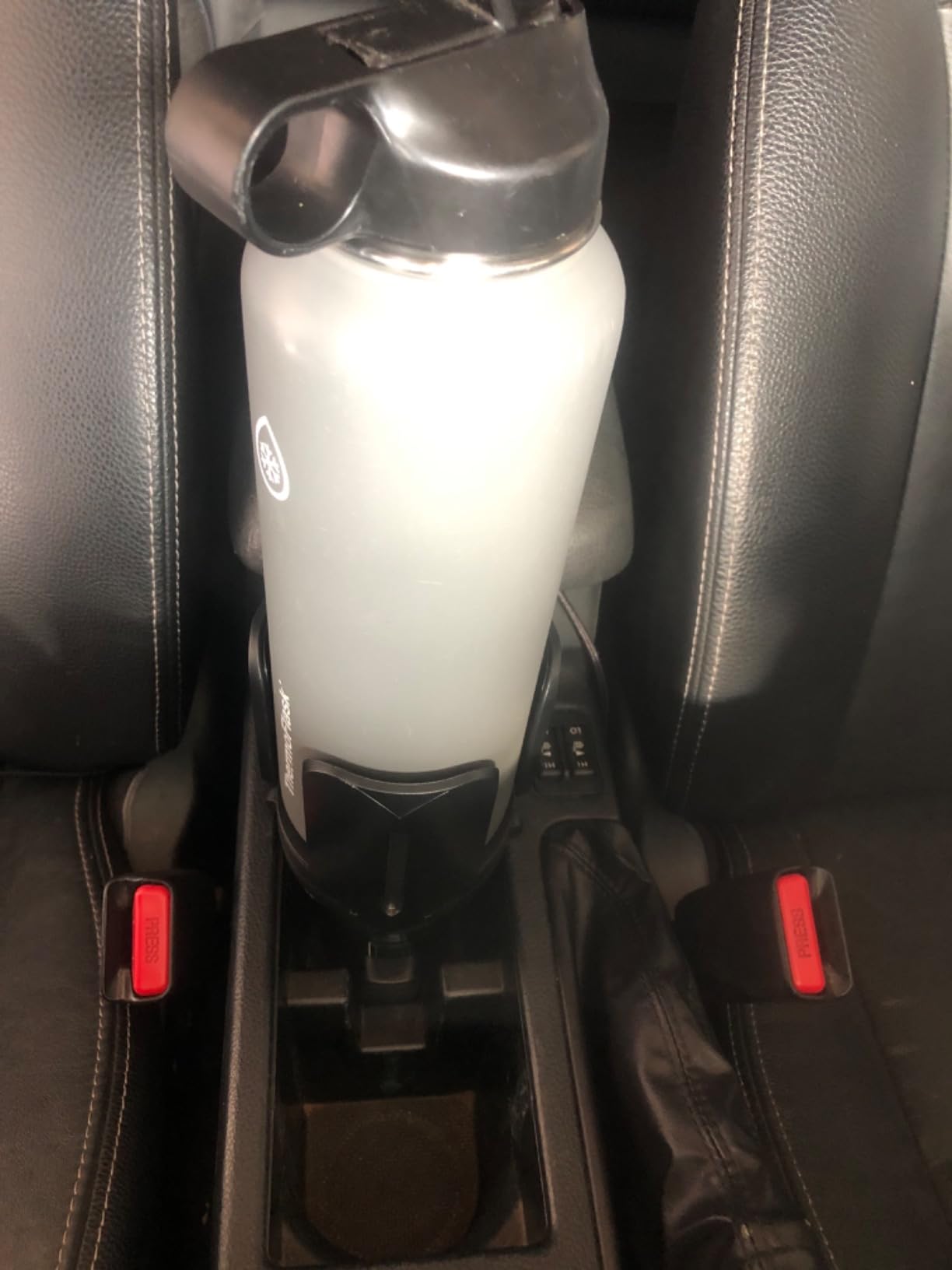 Upgraded 64oz Large Cup Holder Expander with Coaster for Car | Expandable Adapter, Adjustable Base, Universal Compatible with Yeti, Hydro Flasks, Owala, Other Big Bottles Mugs Drinks customer photo 2