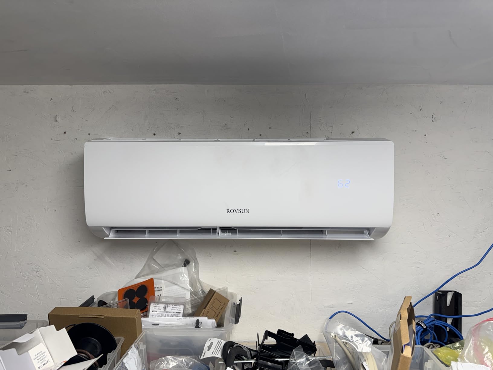 ROVSUN 9000 BTU Wifi Enabled Mini Split Air Conditioner & Heater with Inverter, 20 SEER2 Energy Saving 115V Ductless Split AC Unit with Pre-Charged Condenser, Heat Pump & Installation Kit customer photo 2