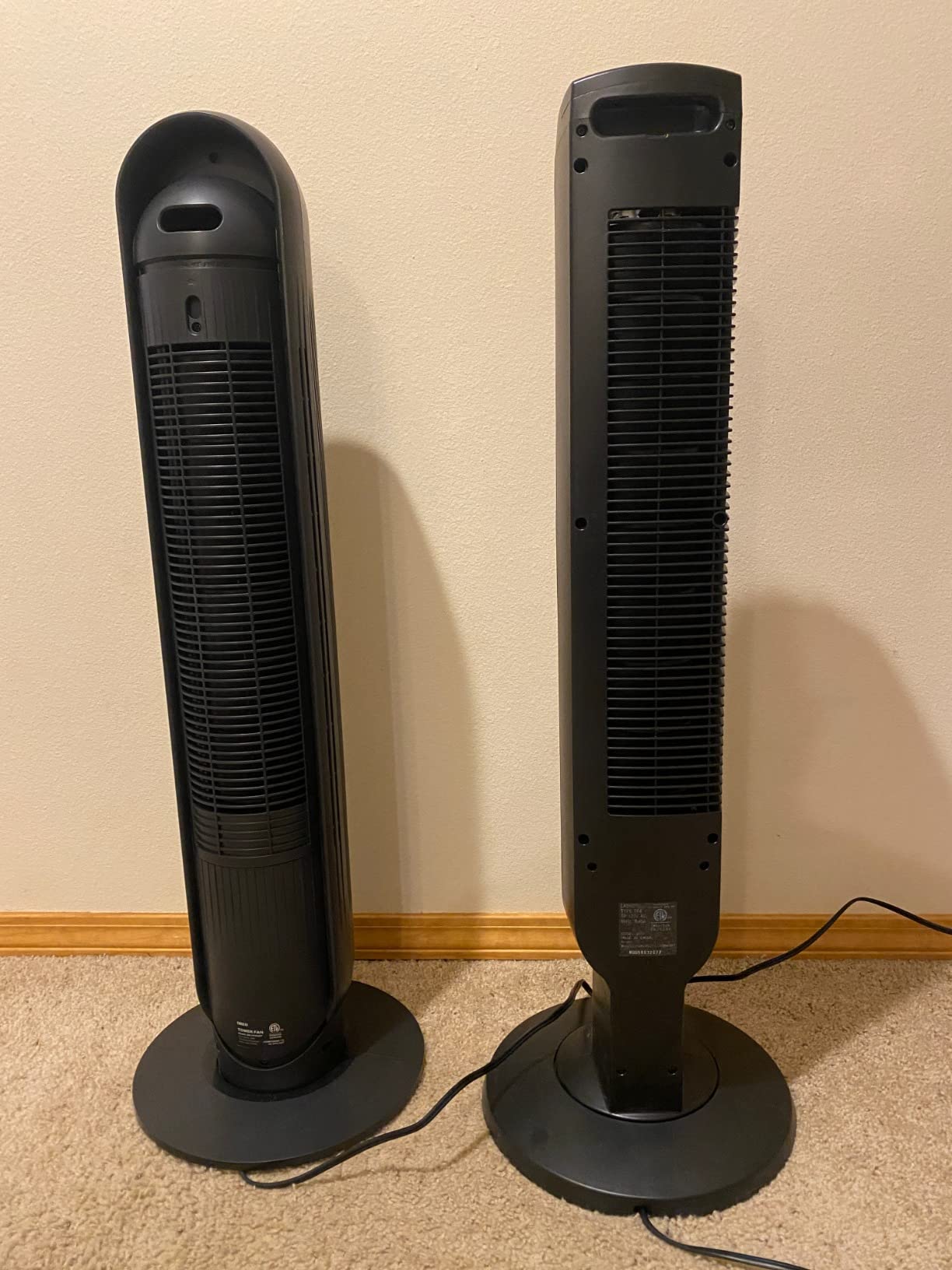 DREO Tower Fan for Bedroom, 28ft/s Velocity, Ultra Quiet Fan, 8 Speeds | 2026 Upgraded DC Motor, 90° Oscillating, 4 Modes Standing Fan, Bladeless Fan for Indoors, Floor Fans with Remote, White customer photo 2