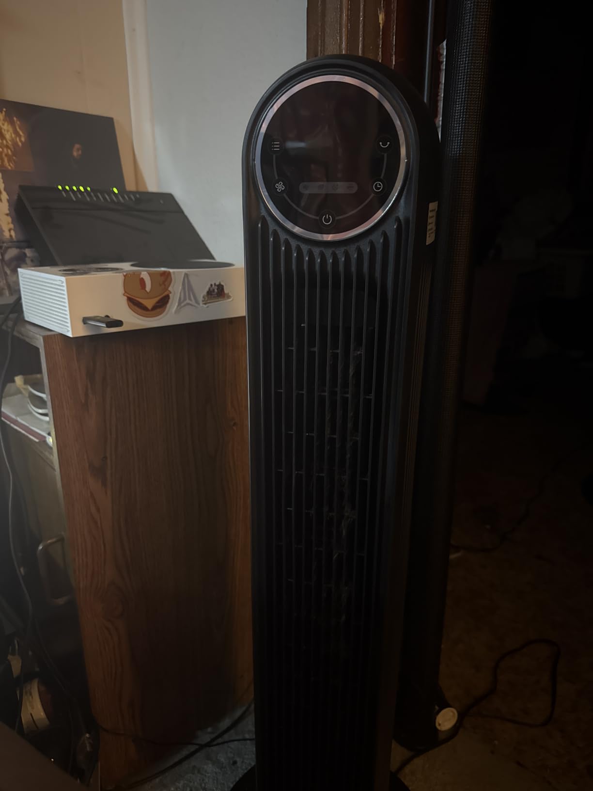 DREO Smart Tower Fan for Bedroom, 28ft/s Velocity, 8 Speeds Ultra Quiet Fan customer photo 2