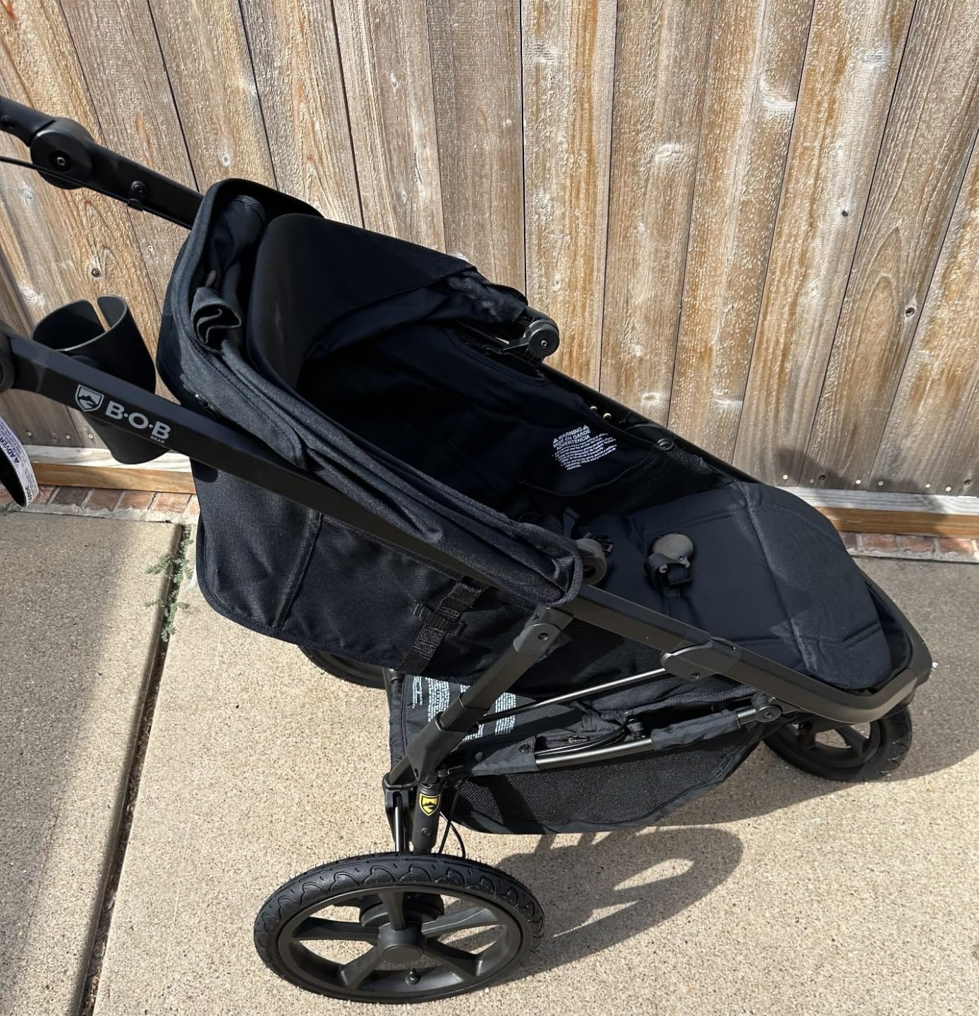 BOB Gear Wayfinder Jogging Stroller - Nightfall | Sleek, Slim Jogger Stroller; Running Stroller With Independent Dual Suspension & Air-Filled Tires; Infant Car Seat Compatible customer photo 2