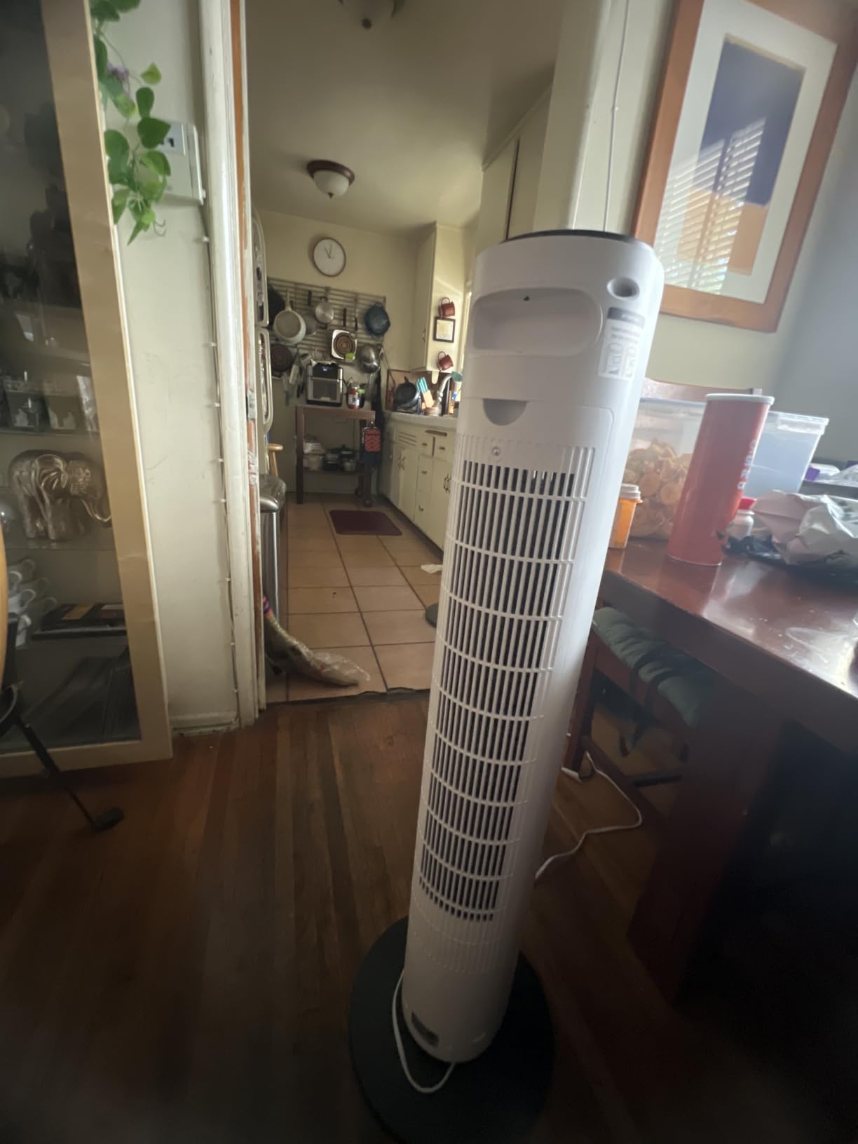 Levoit Tower Fan for Bedroom, 28ft/s Fans that Blow Cold Air, 28dB Quiet | Standing Floor Fan for Room, 90° Oscillating, 5 Speeds 4 Modes & Temp Sensor, Bladeless, 12H Timer, Remoter, 36 inch, White customer photo 2