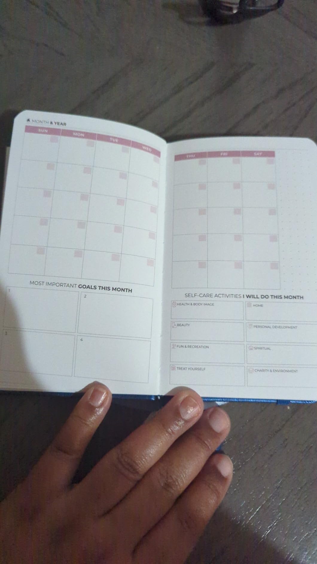 Clever Fox Self-Care Journal for Women, Daily Planner 5.8x8.3 Aquamarine | 3-month mental health journal, habit tracker, wellness journaling supplies for women & teen girls, gratitude & mood log customer photo 2