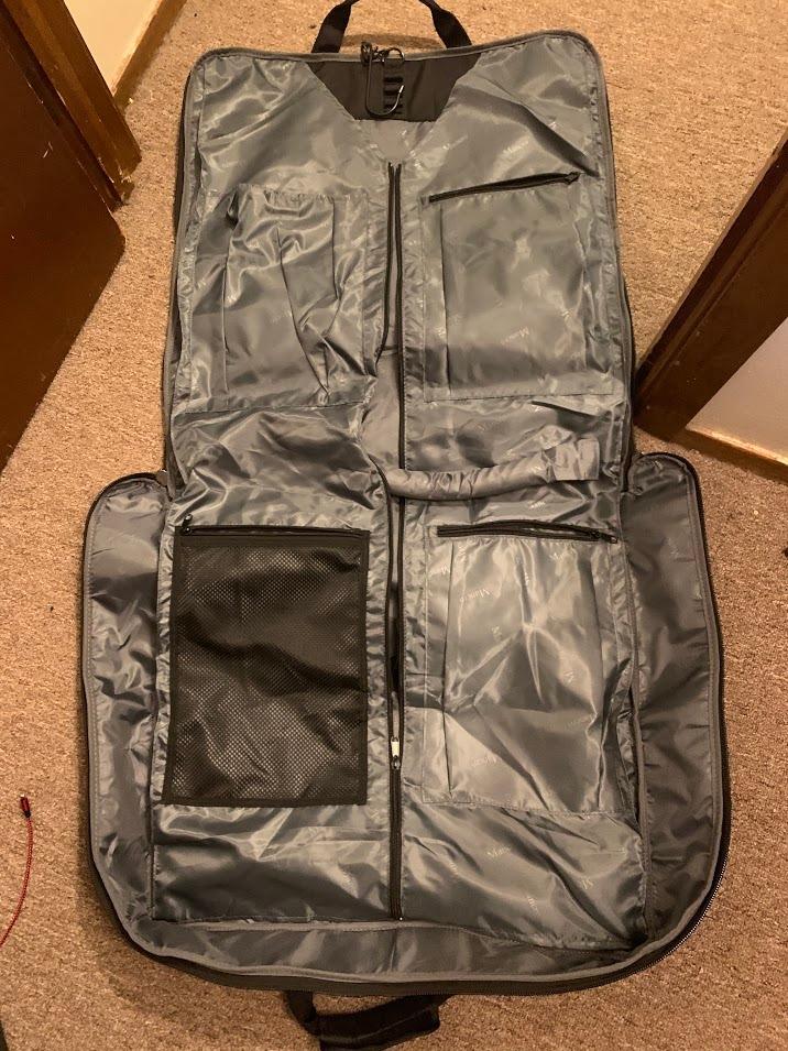 Mancro Carry On Garment Bags for Travel, Convertible Weekender Bag, Brown | Wrinkle-Free, Hanging Travel Suit Bags with Shoulder Strap, Large Waterproof Suitcase Luggage Bag for Men Women customer photo 1