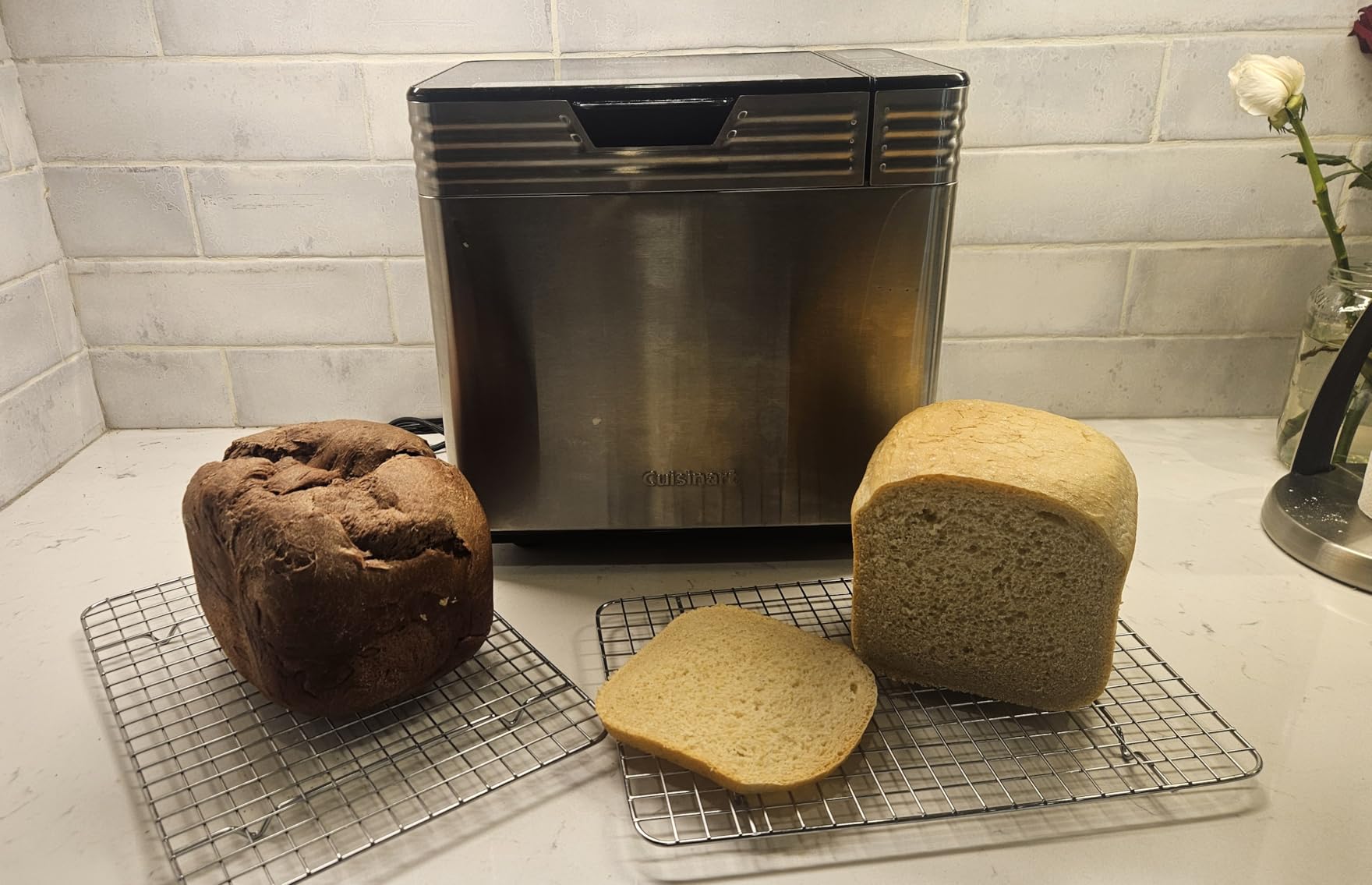 Cuisinart CBK-200 Bread Maker Machine, 16 Menu Programs, Stainless Steel, 2-Lb Loaf customer photo 1