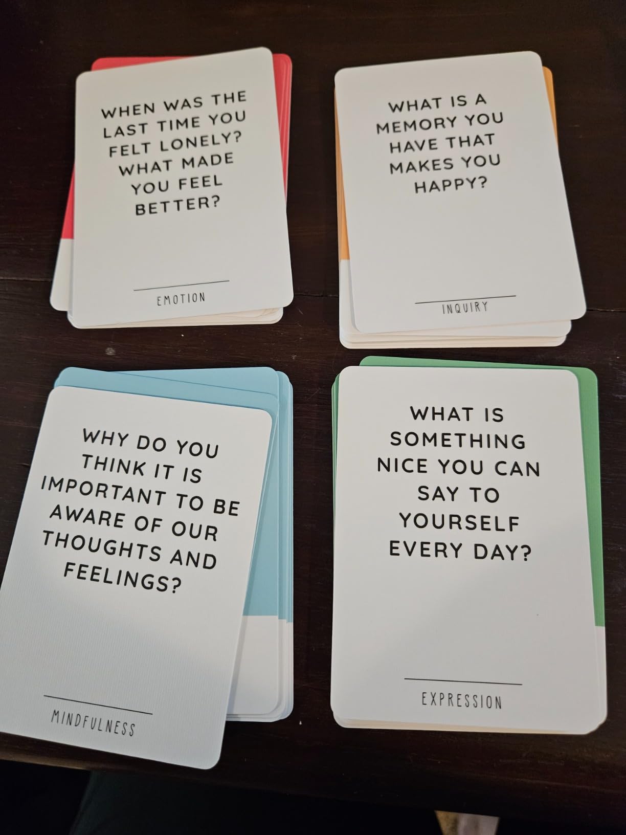 The School of Mindfulness - Mindfulness Game for Kids: Mindful Talk Cards for Children and Parents customer photo 2
