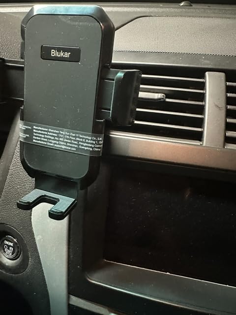 Blukar Car Phone Holder Mount, Super Stable Air Vent Cell Phone Car Mount | 2025 Metal Hook Clip, 360° Rotation, One Button Release for iPhone, Galaxy, Google, and All Other Smartphones customer photo 1