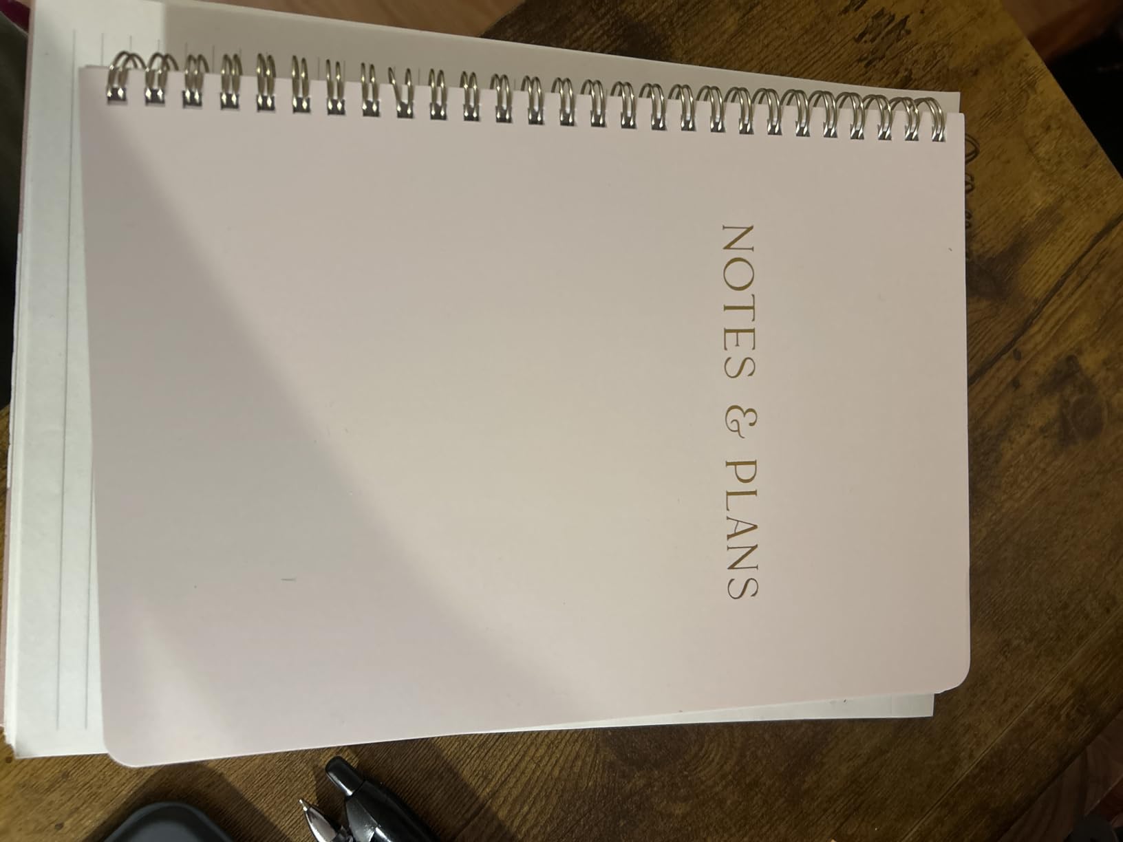 Beautiful Daily Planner And Notebook With Hourly Schedule - Aesthetic Spiral To do List Notepad customer photo 2