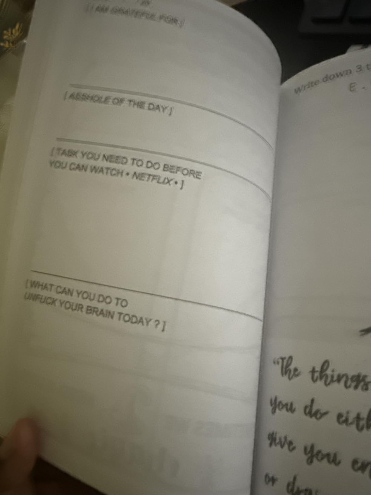 Fuck It: A Guided Self-Love and Gratitude Journal for Women to Unfuck Your Life, Exhale the Bullshit, and Love Who You Are (Cute Self Care & Self Help Books) customer photo 1