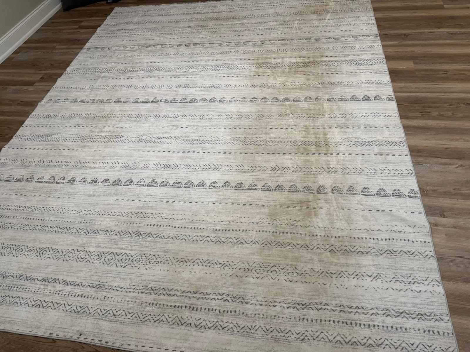 Nakagishi Boho 5x7 Area Rug Living Room Rugs Machine Washable Gray | Soft, Pet & Kid Friendly, Carpet for Living Room/Bedroom/Office/Kitchen/Nursery, Daily Home Decor Stain Resistant Moroccan customer photo 1