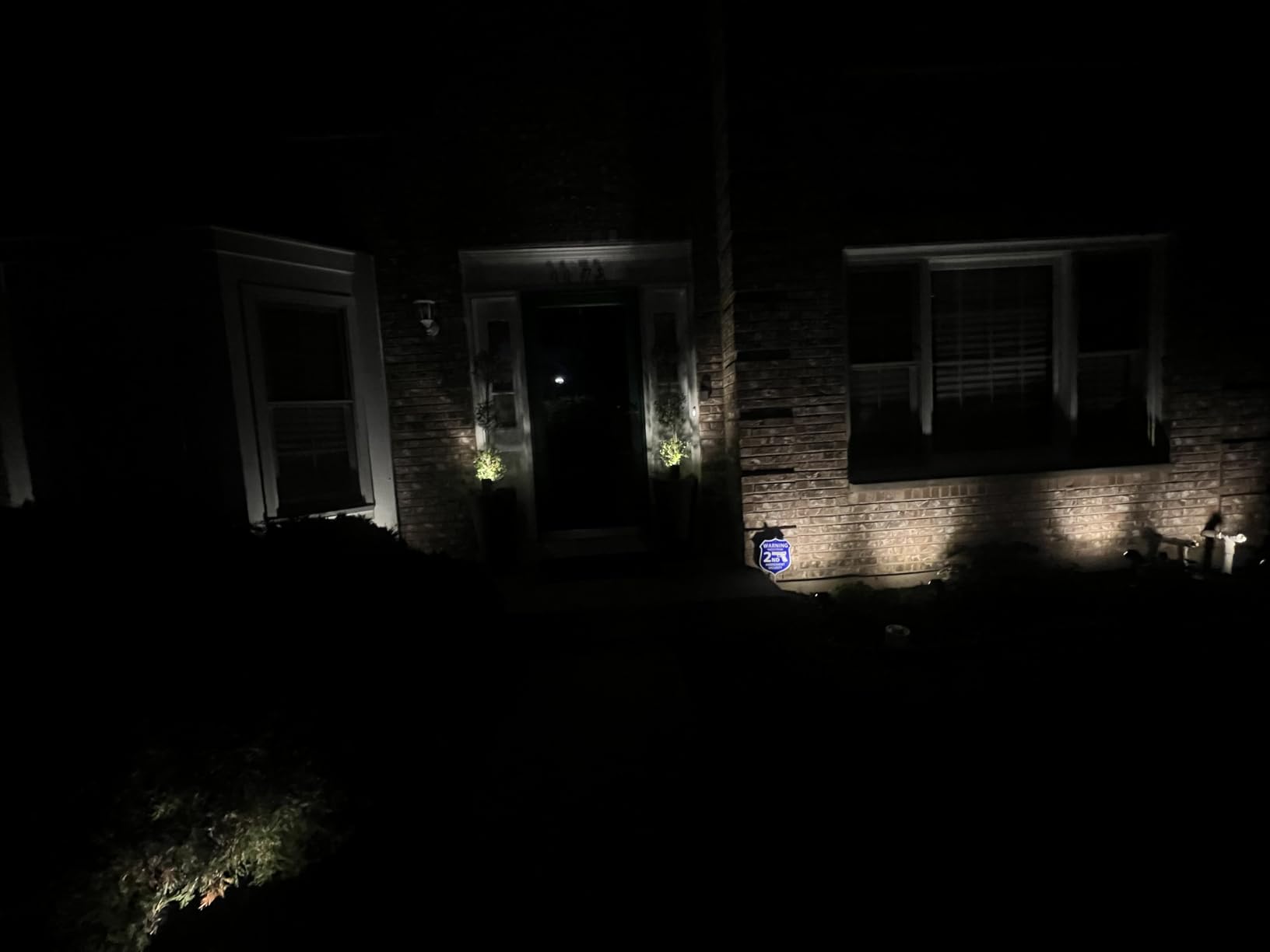WENATY Solar Spot Lights Outdoor Waterproof IP65, 12 Pack Landscape Spotlights with 46 LEDs, 3 Modes Auto On/Off Solar Powered Flood Lights for Outside Pathway, Yard, Garden, Walkway (Warm White) customer photo 1