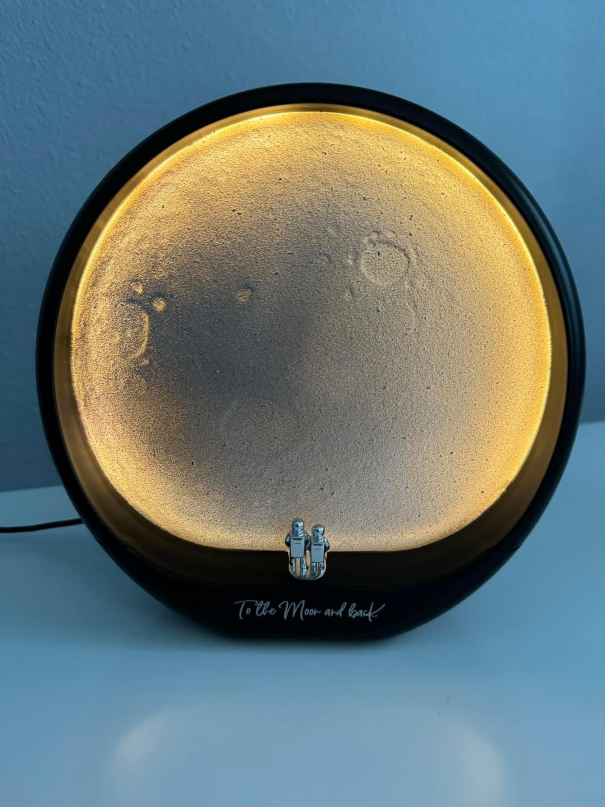 Golden Sunset Lamp Table Lamp Gifts for Wedding Anniversary Valentine's Day | USB-Powered Dimmable Touch Control Bedside Lamp Romantic Sunset Home Decorations Mother's Day Birthday Gift customer photo 1