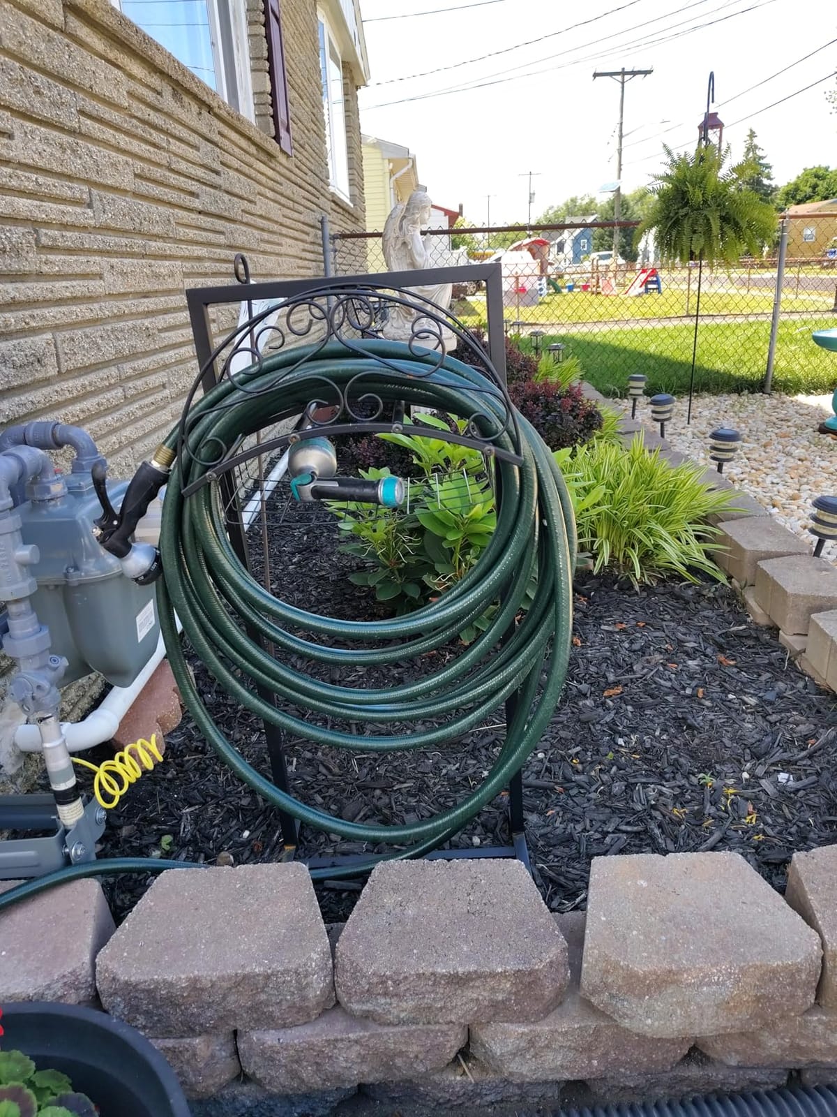 Gayuteay Garden Water Hose Holder with Storage Basket customer photo 2