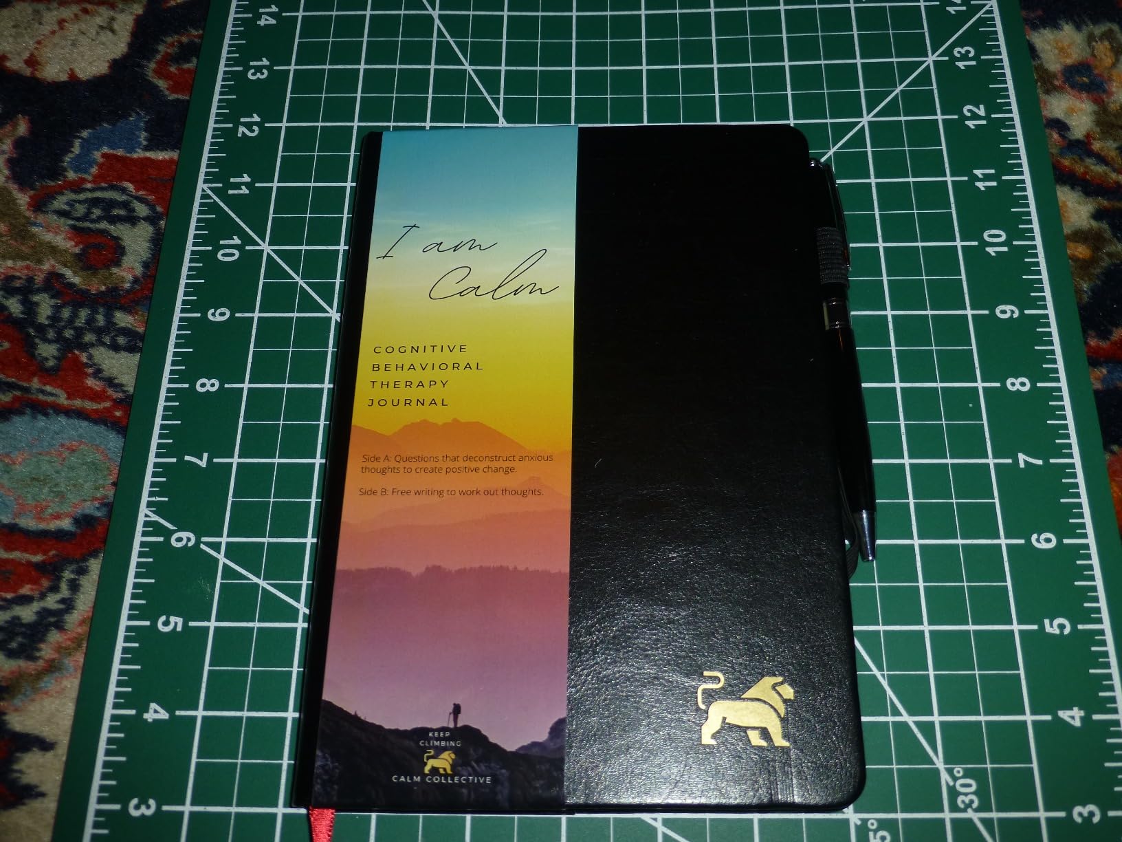 Calm Collective Guided CBT Anxiety Relief Journal Kit for Mental Health Therapy with Free Pen Included, Mindfulness Self Care Prompts, Gratitude & Habit Tracker, Wellness Gift Diary Notebook customer photo 2