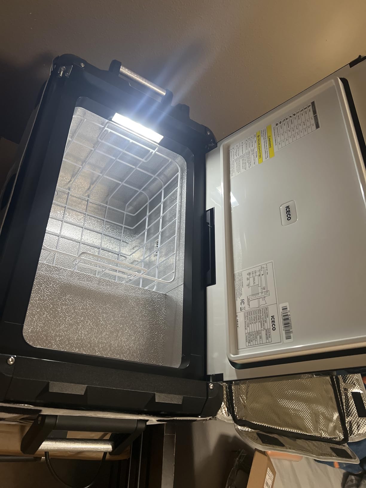 ICECO VL35 ProS 12V Refrigerator, 37 Qt Portable Freezer, Compact Metal Car Fridge Powered by SECOP, DC 12/24V, AC 110-240V, 0℉-50℉, Compressor Electric Cooler for Travel Camping Road Trip Truck customer photo 2