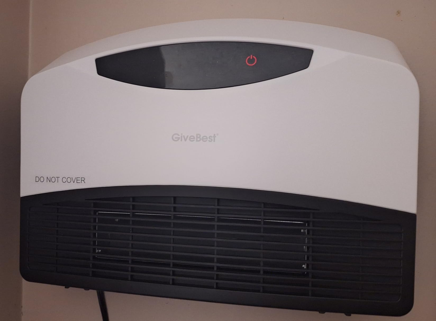 GiveBest Smart Wall Heater, 1500W Space Heaters for Indoor Use, Large Room customer photo 1