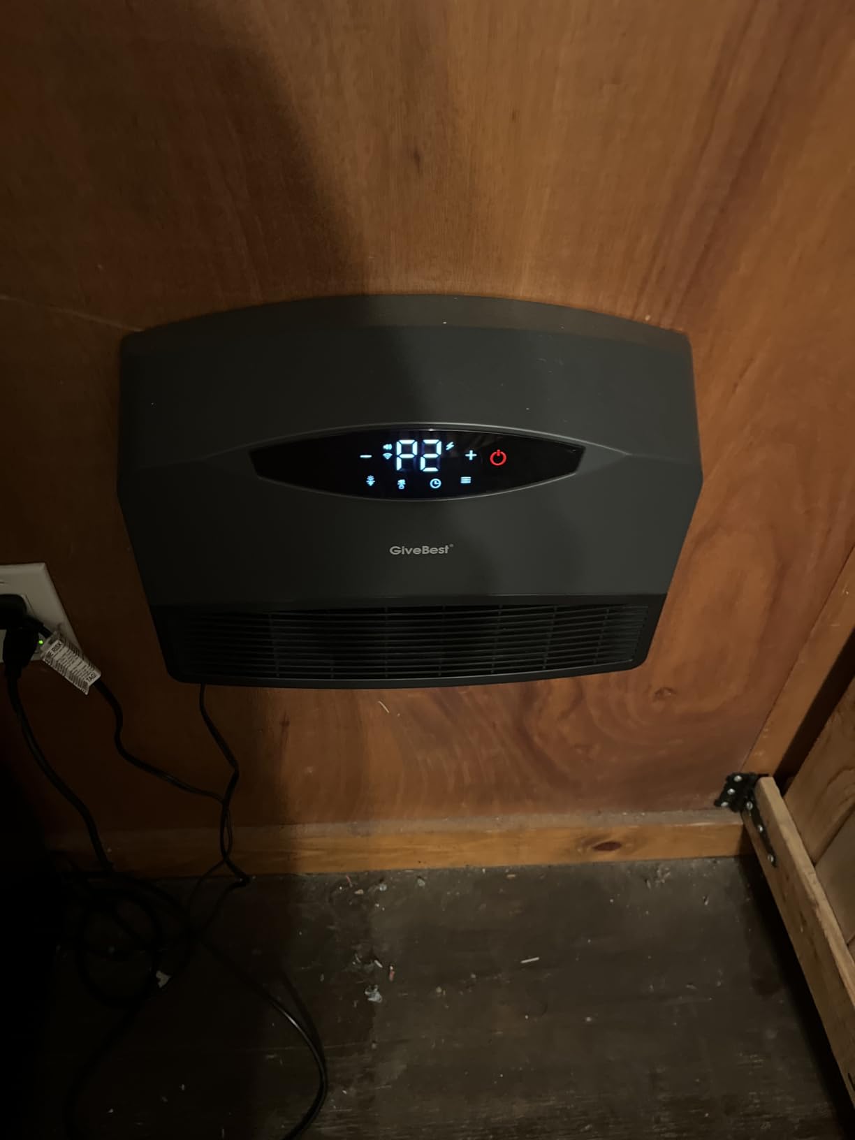 GiveBest Smart Wall Heater, 1500W Space Heaters for Indoor Use, Large Room customer photo 2