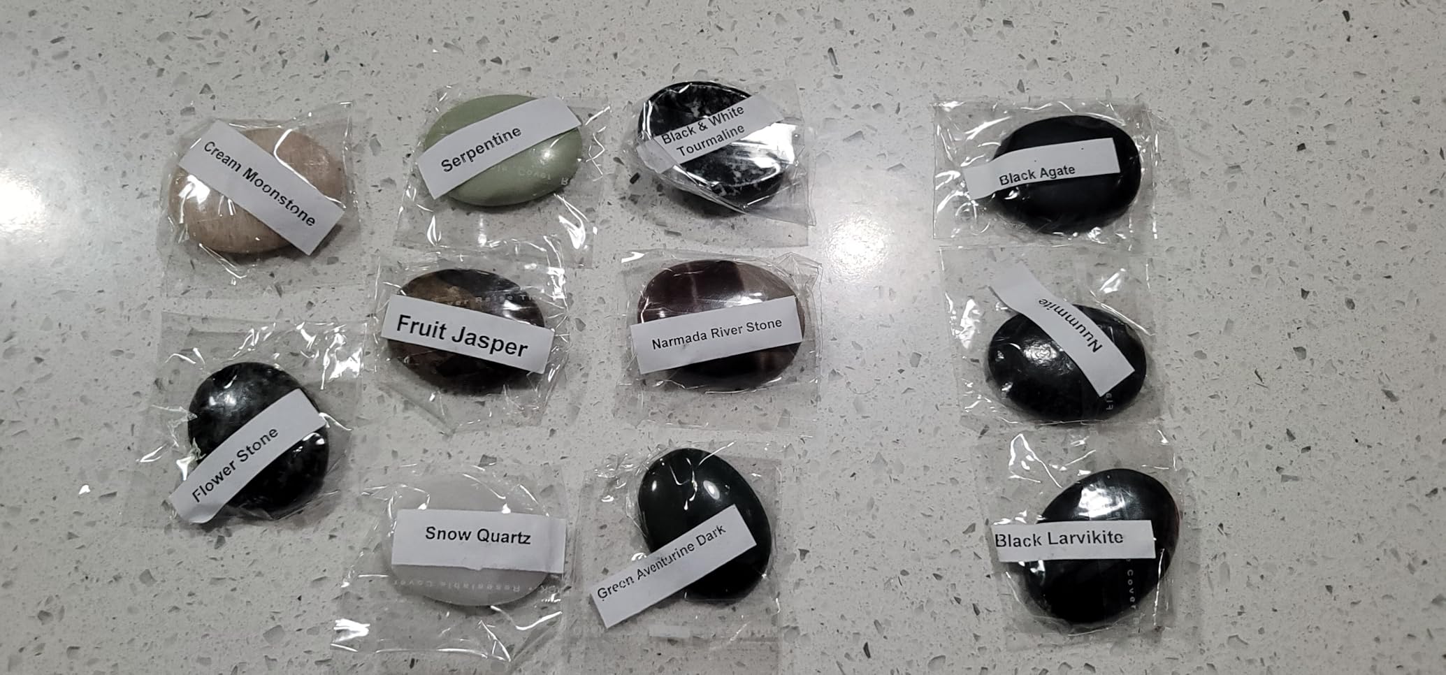 Bulk Worry Stones for Anxiety, Pack of 11 Meditation Healing Crystal | Natural Healing Stone for Positive Energy, Relaxation and Stress Relief - Crystal Gifts for Men Women customer photo 2