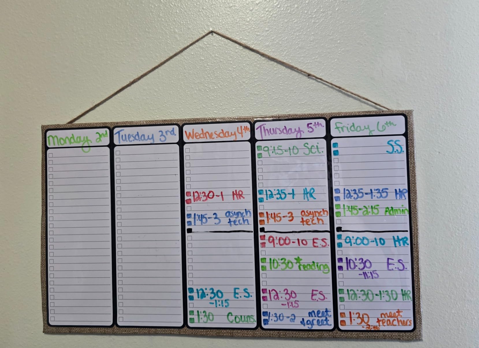 7-Piece Magnetic Dry Erase to-Do List White Board, 4'x11', Multifunctional Weekly Planner, Chore Chart, Dry Erase Planner for Refrigerator customer photo 2