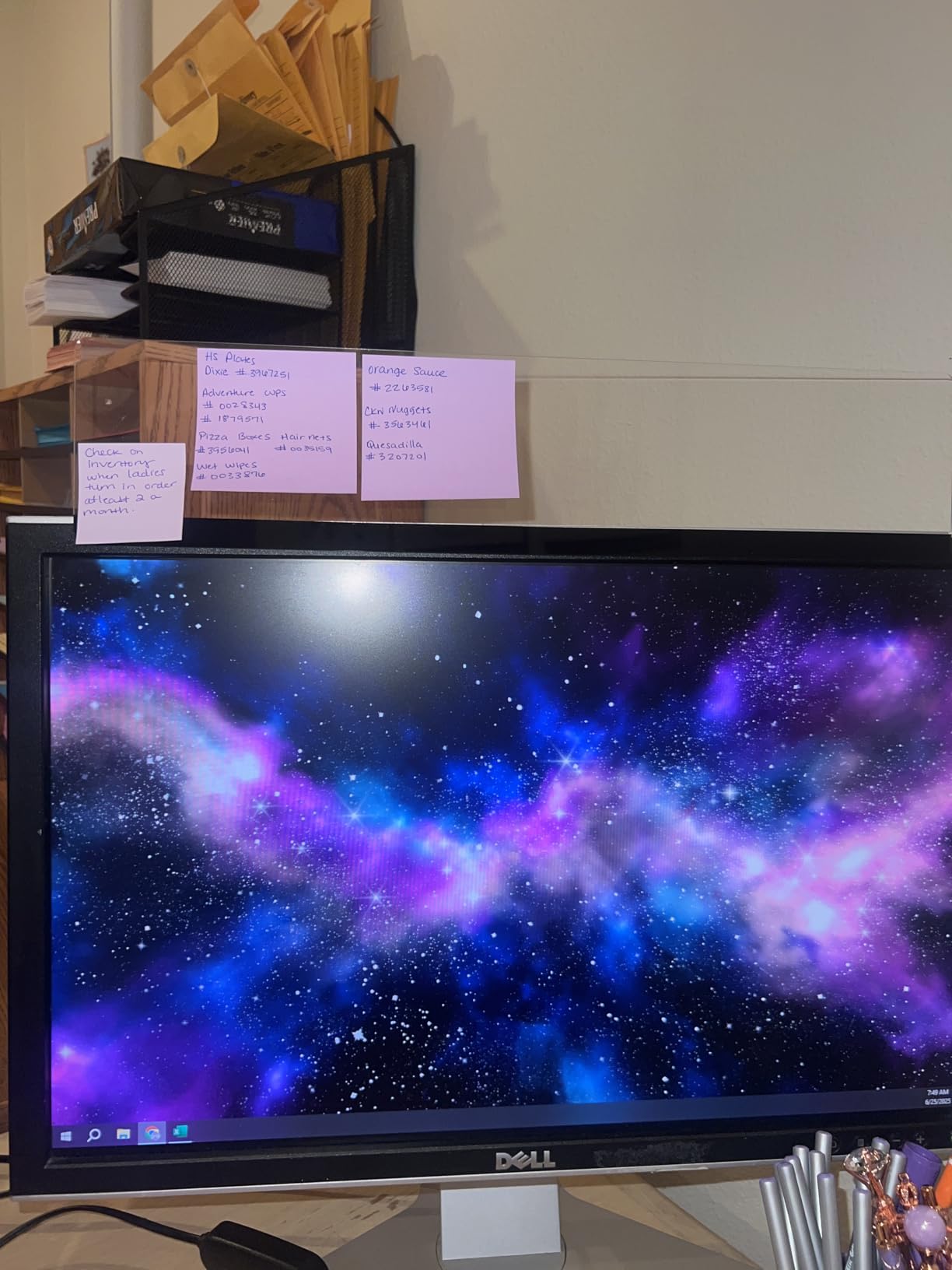 2 Pack Black Monitor Memo Board Top Mount, 18