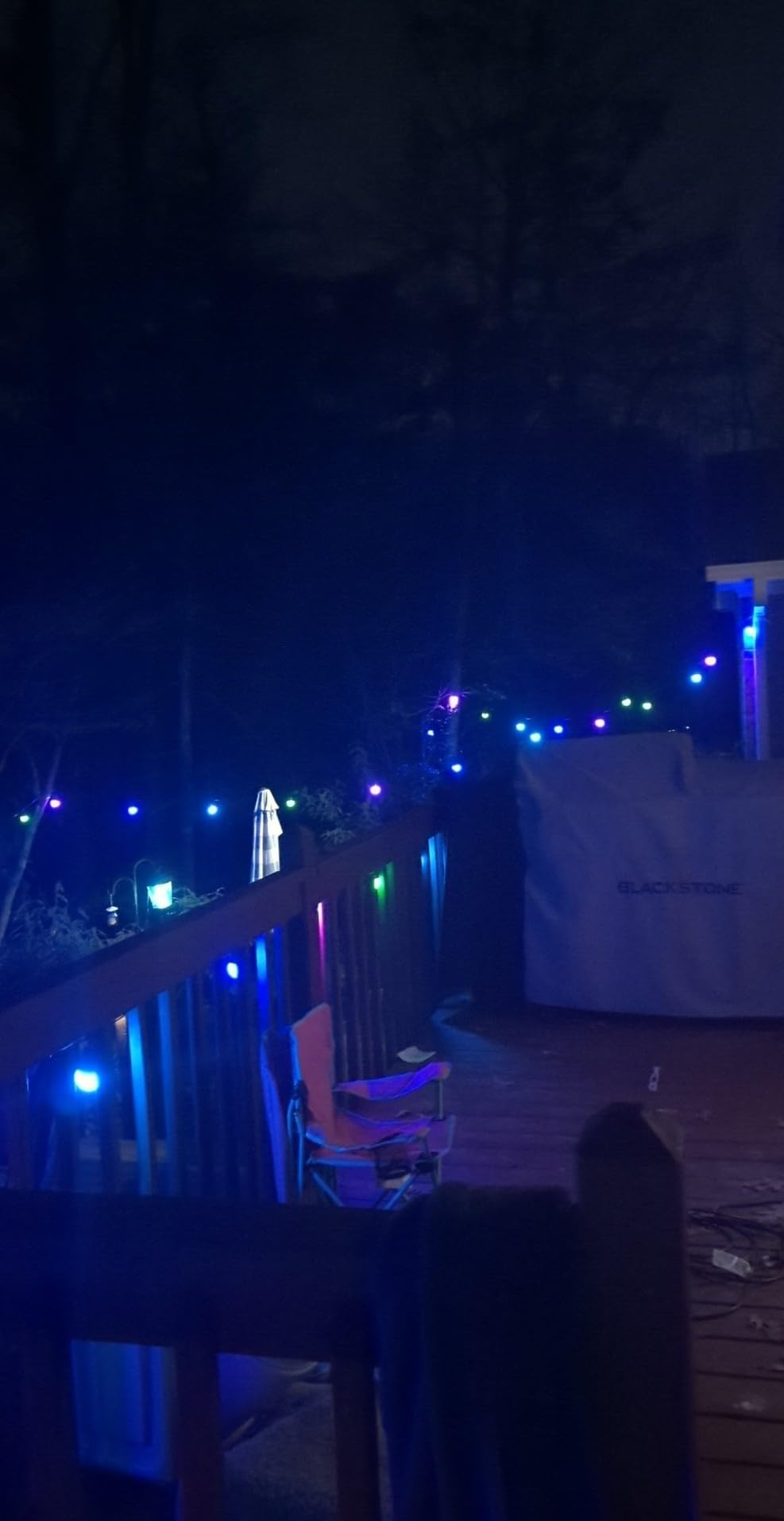 Govee Smart Outdoor String Lights 2, 144ft RGBIC Patio Lights with 45 Bulbs | Dimmable Warm White LED Bulbs, 47 Scene Modes for Backyard, Balcony, Work with Alexa, App Control customer photo 2