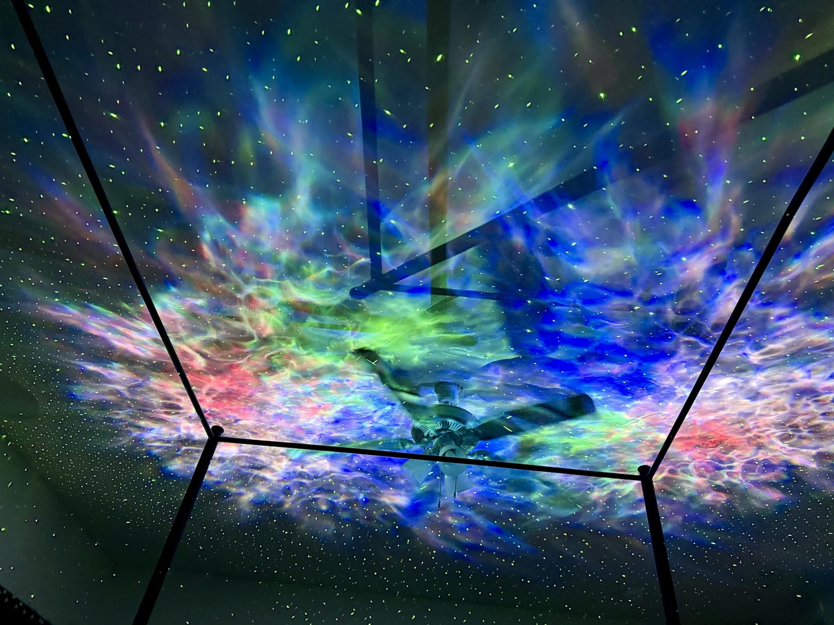 Galaxy Projector Night Light Projector Teen Girl Gifts Trendy Stuff,18-Color Lava Lamp LED Lights for Bedroom Mood Ambient Lighting,Birthday Gifts Northern Aurora Light Projector Dorm Decor Room Decor customer photo 2