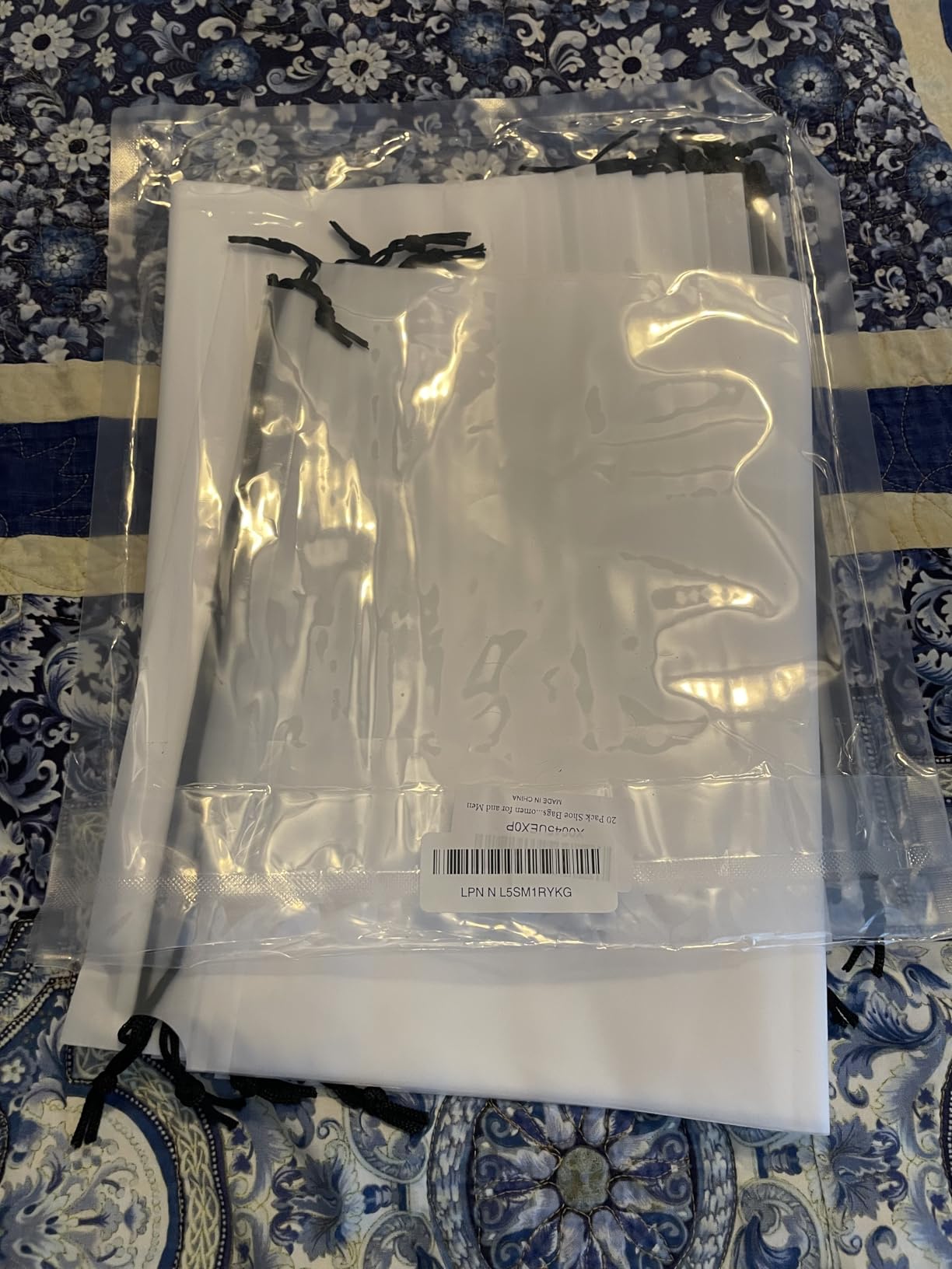 20 Pack Shoe Bags for Travel, 15.7