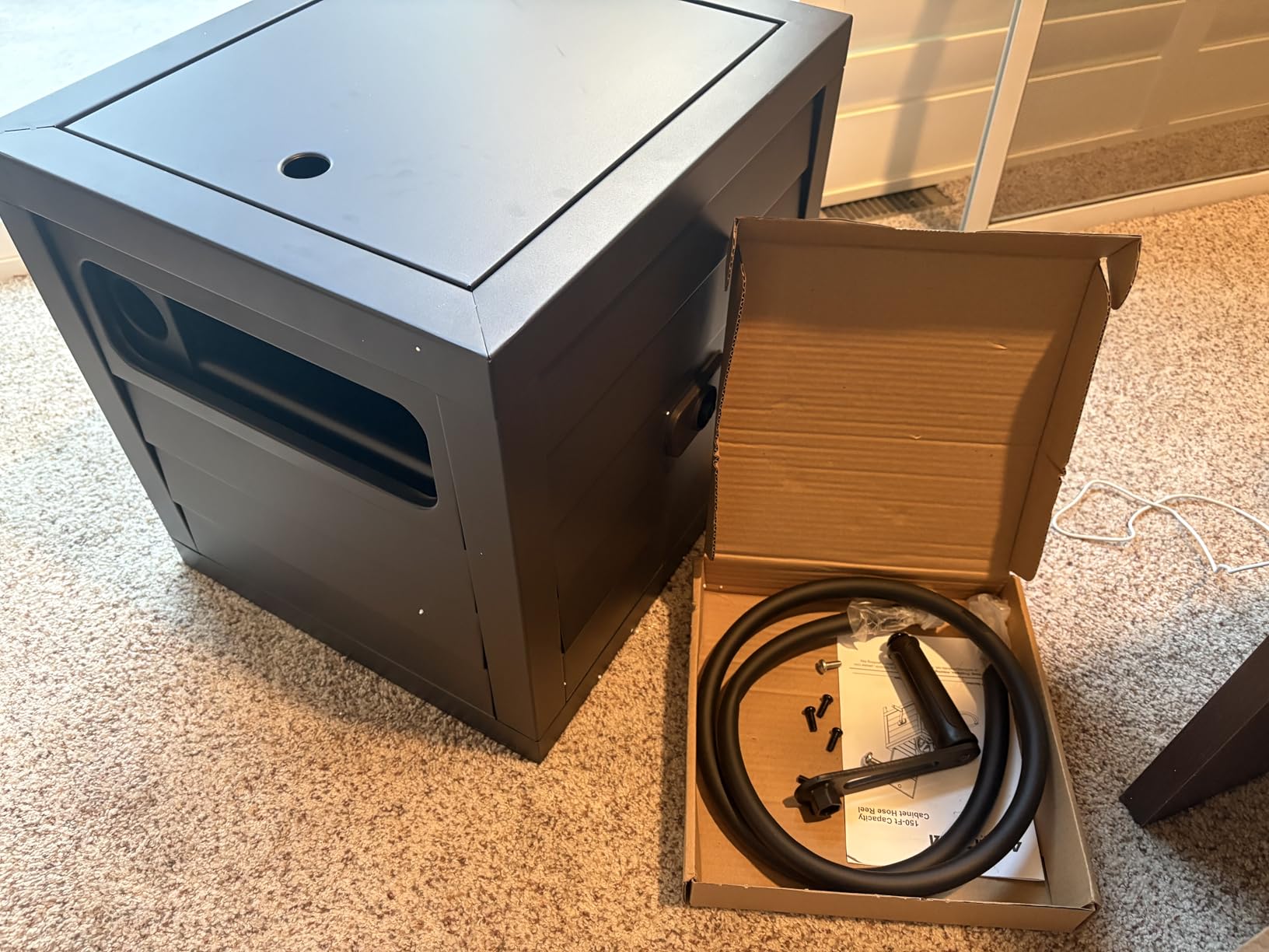 AQUAZILLA Metal Garden Hose Reel Deck Box customer photo 2