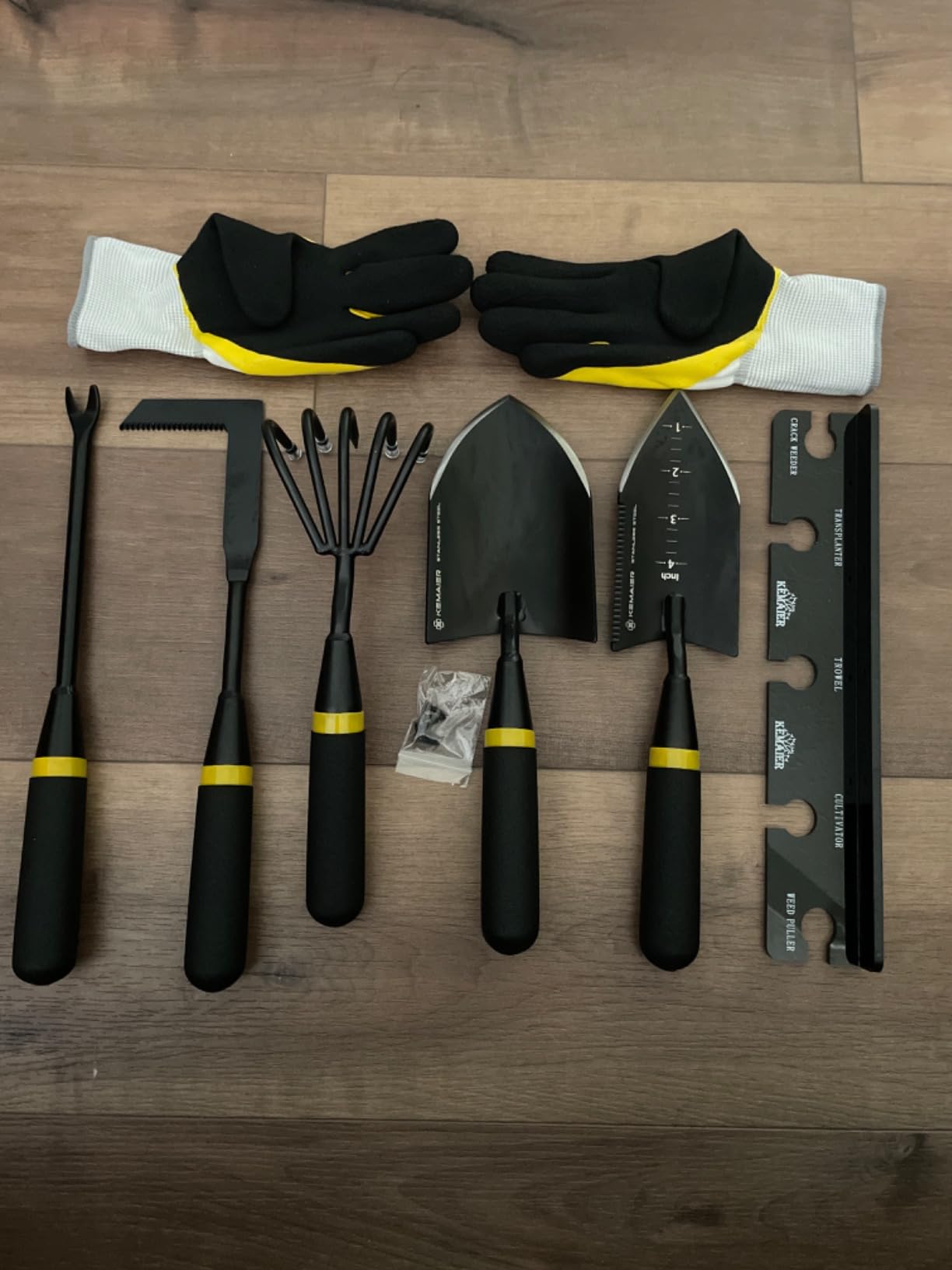Kemaier 5-Piece Garden Tool Set, Heavy-Duty Stainless Steel Premium Tools customer photo 2
