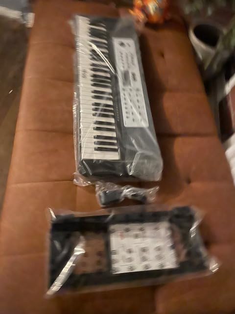 Yamaha 61-Key Portable Keyboard for Beginners with Built-In Songs, Quiz Mode, Music Rest, with Power Adapter YPT280 customer photo 1