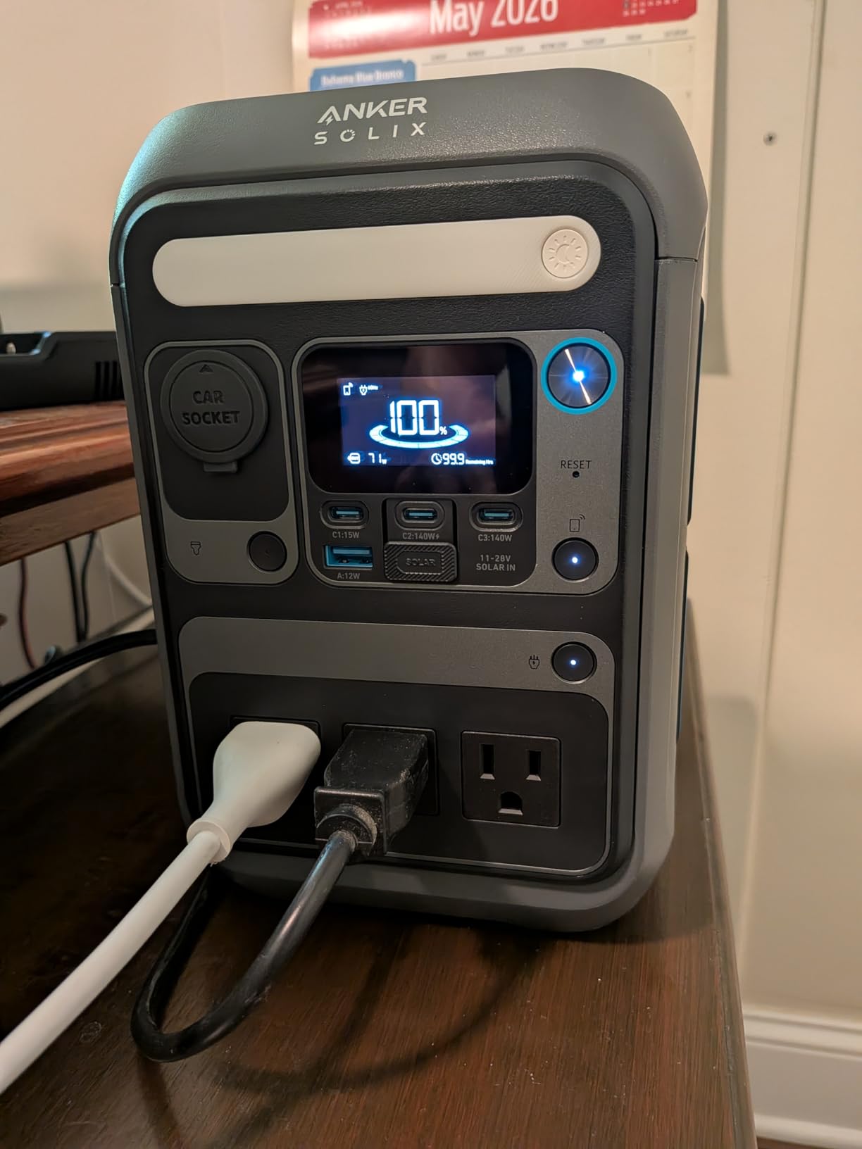 Anker SOLIX C300 Portable Power Station, 288Wh Solar Generator for Camping customer photo 2