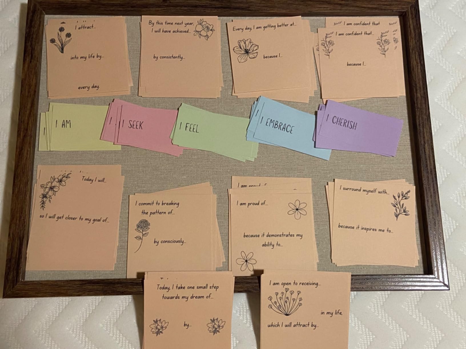 Vision Board Kit with Cork Board, 235+ Images | 15x11