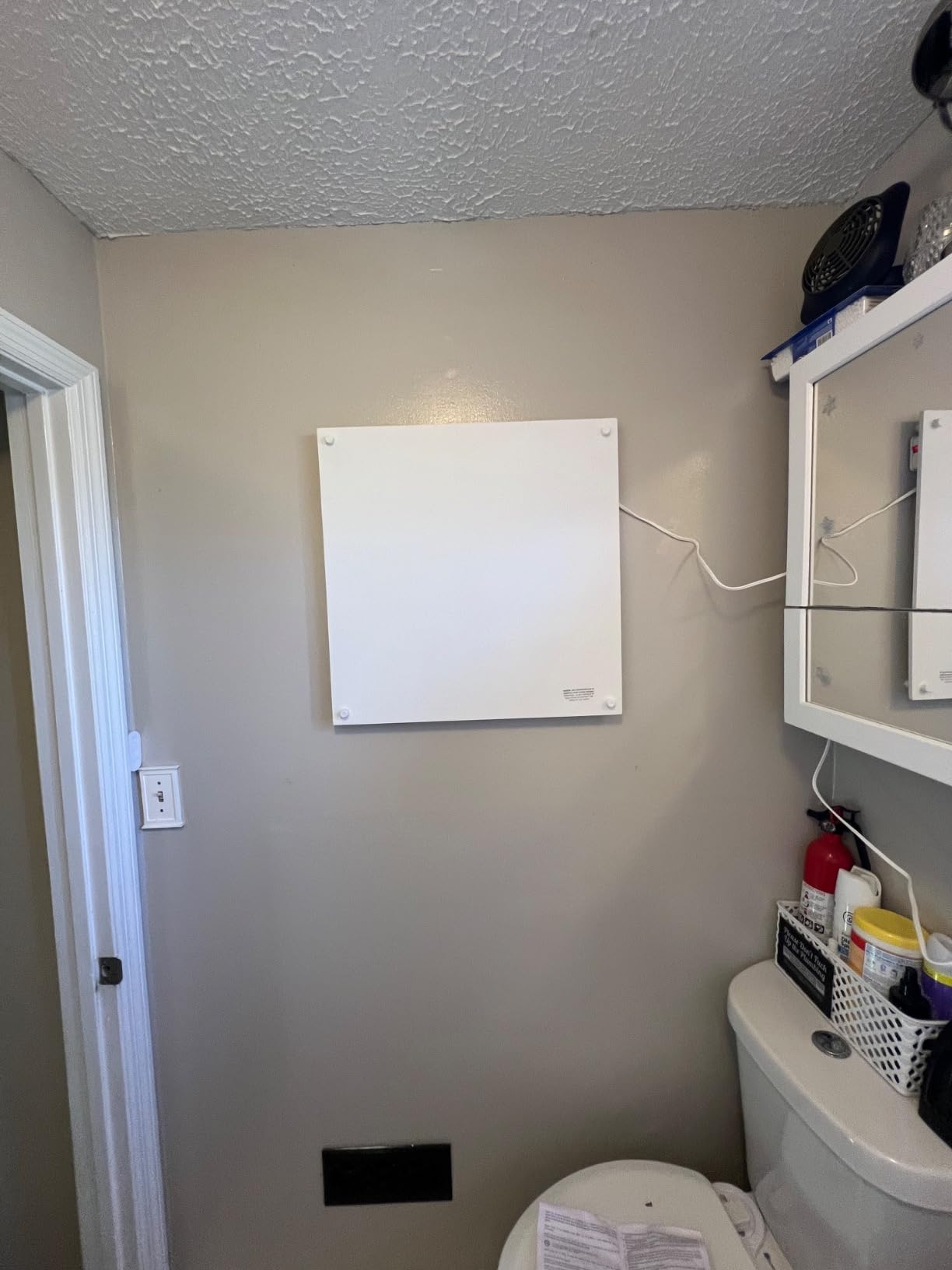 EconoHome Wall Heater Panel with Thermostat - Electric Wall Mounted Heater for Indoor Use - 400Watt Convection Heater - Perfect for Rooms Up to 120 Sq Ft - 120V - Updated Model customer photo 2