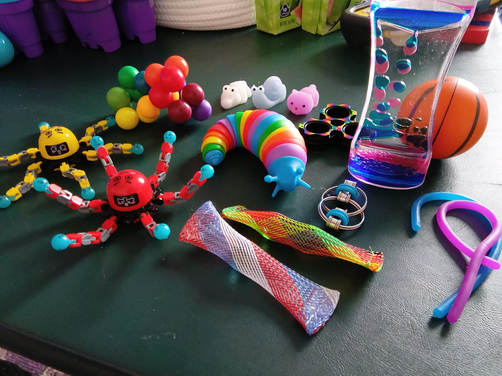 15Pack Fidget Toys Bulk for Adult Kids Age 5-7, 8-12, Sensory Autism Travel Must Have ADHD Autistic Fidget Classroom Treasure Prize Box School Must Have Stress Anxiety Easter Basket Stuffers Gifts customer photo 1