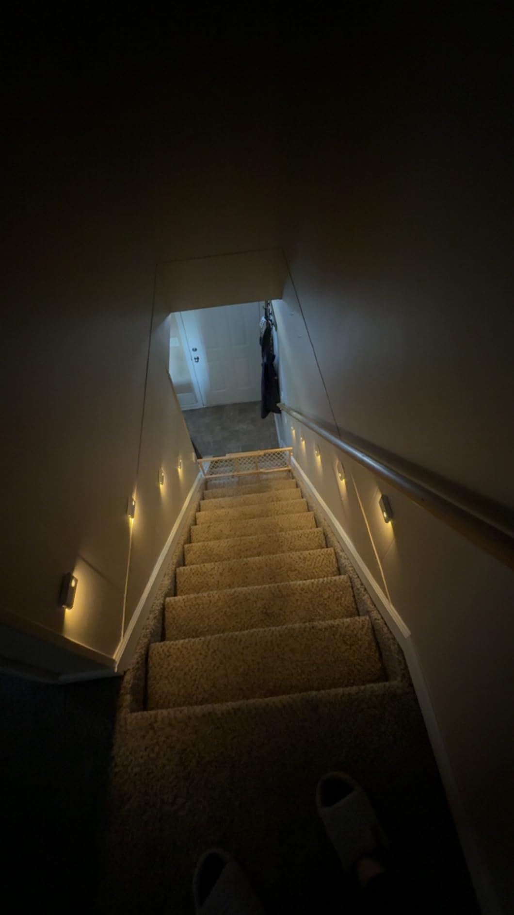 AUVON Plug-in Night Light with Motion Sensor and Dusk to Dawn Sensor, Bright 40LM LED Nightlight with Stepless Dimming, 2200K Soft Warm White Night Lamp for Bathroom, Hallway, Kitchen, Bedroom, Stairs customer photo 2