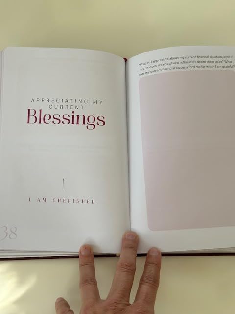Manifestation Journal - Worthy of Abundance - Manifest Rich Life, Develop Millionaire Money Mindset - Daily Guided Gratitude Luxury Miracle Planner with Prompts for Women & Men Gift customer photo 2