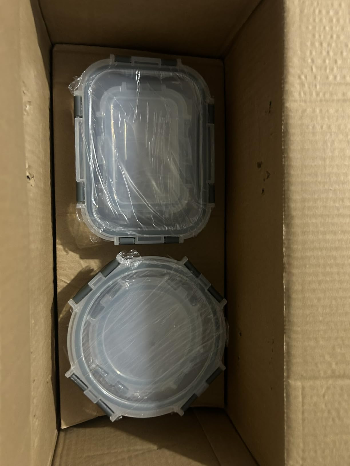 VERONES 30 Pieces Glass Food Storage Containers Set with Lids, Grey | Stackable Glass Meal Prep Containers Set with Lids, Airtight Lunch Containers, for Microwave, Oven, Freezer & Dishwasher customer photo 1