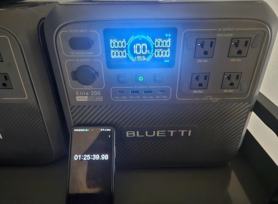 BLUETTI Elite 200 V2 Portable Power Station 2073.6Wh 2600W Solar Generator customer photo 2
