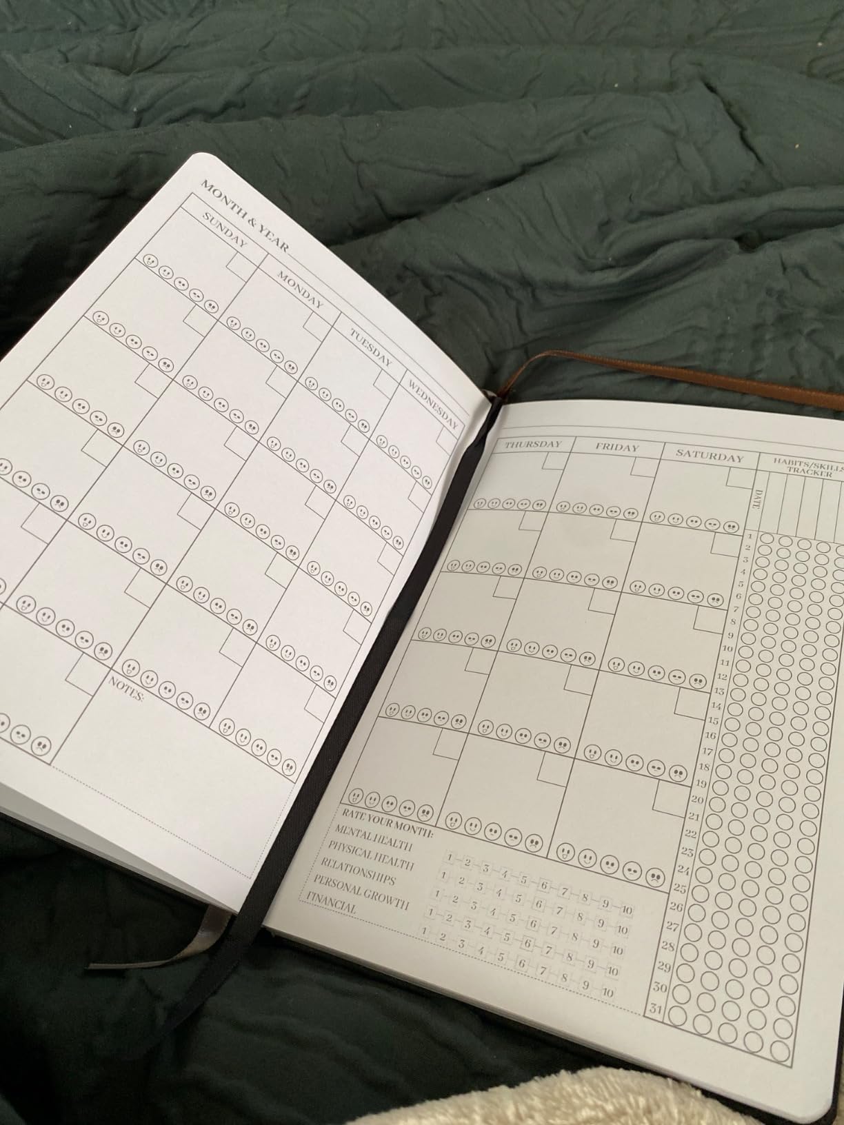 Mental Health & Anxiety Journal, 91 Days Mood Tracker Journal for Mindfulness, Self Care & Stress Relief, Guided CBT Journal with Mental Health Coloring Book Pages & Dream Diary to Record, Wellness Gifts for Women Men customer photo 1
