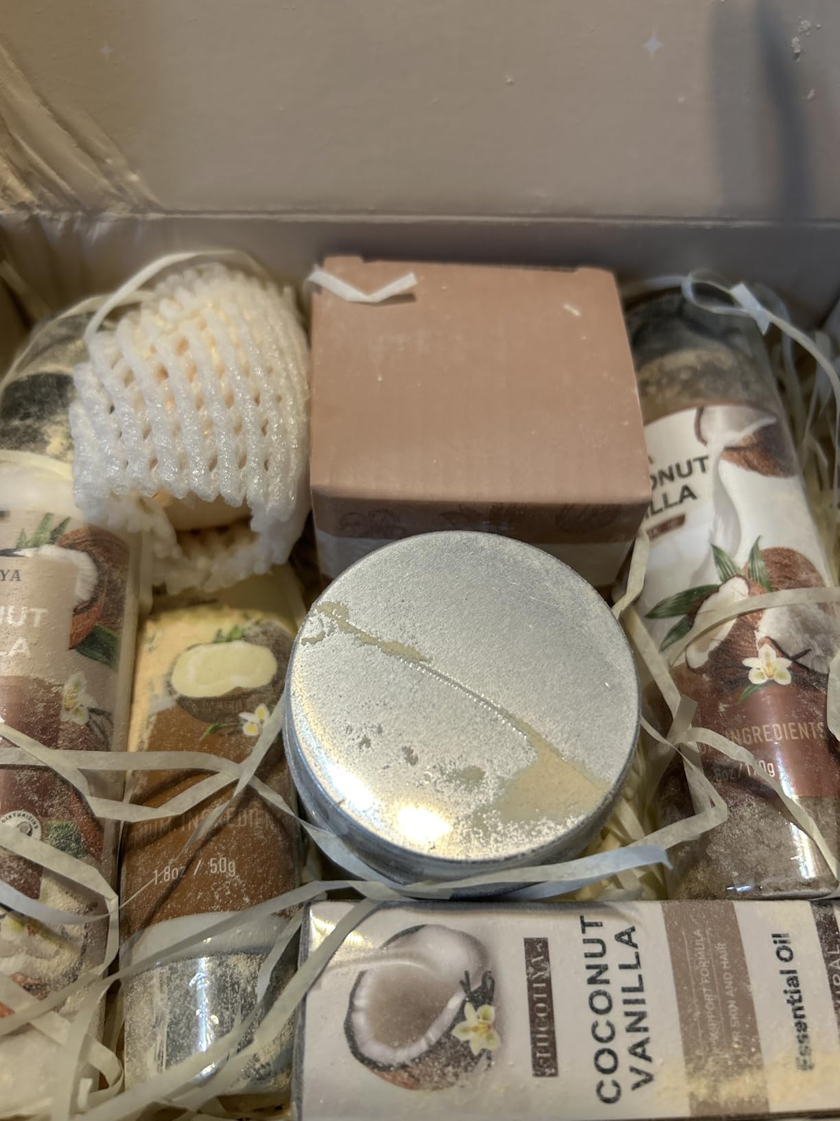 Gifts for Women, Birthday Gifts for Women, Coconut Vanilla Self Care Spa Gift Basket, Thank you Relaxing Bath Sets for Mom, Grandma, Girlfriend, Sister, Friends customer photo 2
