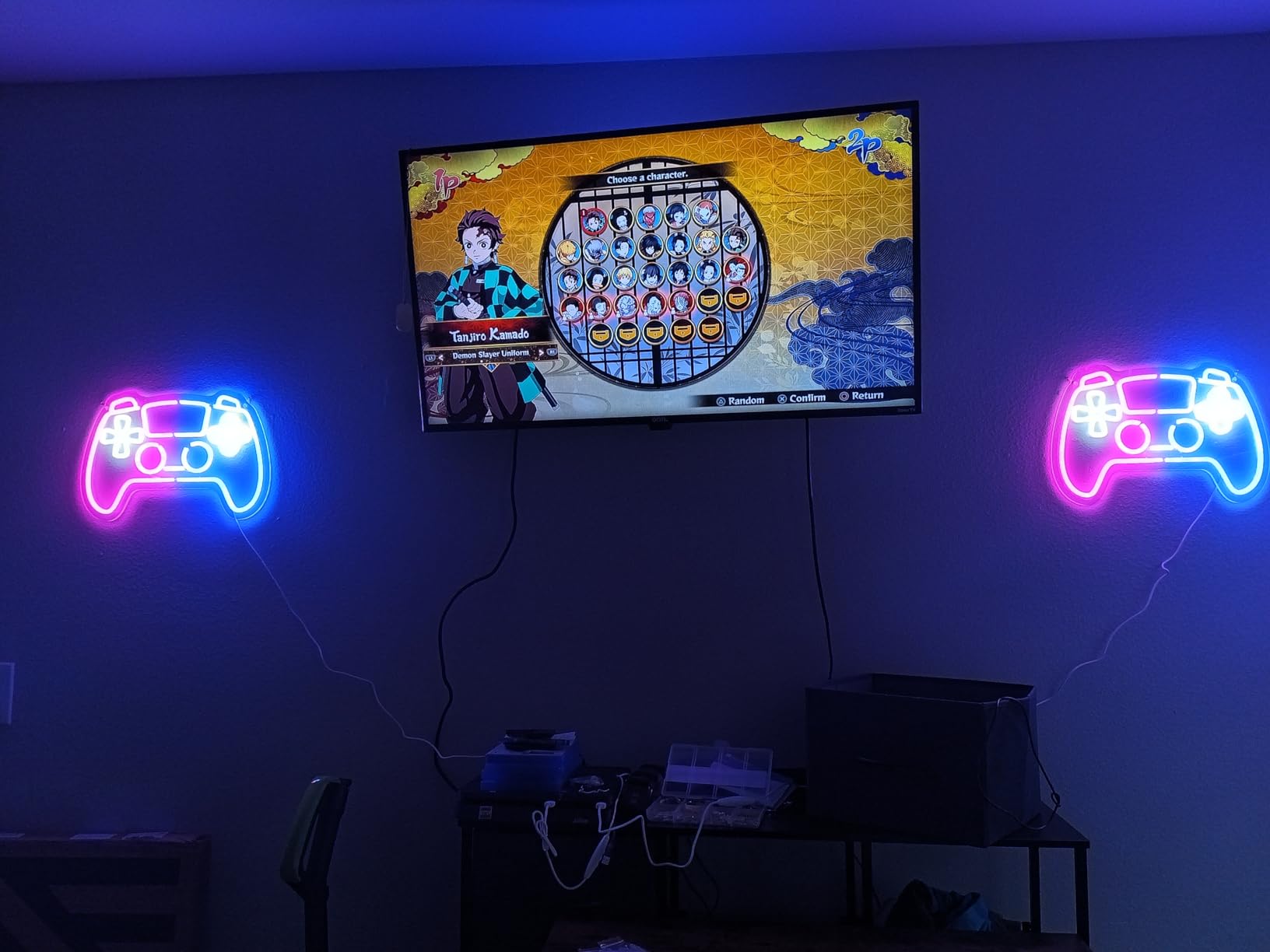 wootfairy LED Lights Wall Decor 12.2x11.41in Dimmable Smiley Face Neon Sign | Yellow and Pink Light Up Signs for House Bedroom Game Room Classroom Bar Fun Decoration Home Gifts for Wedding Birthday Party customer photo 2