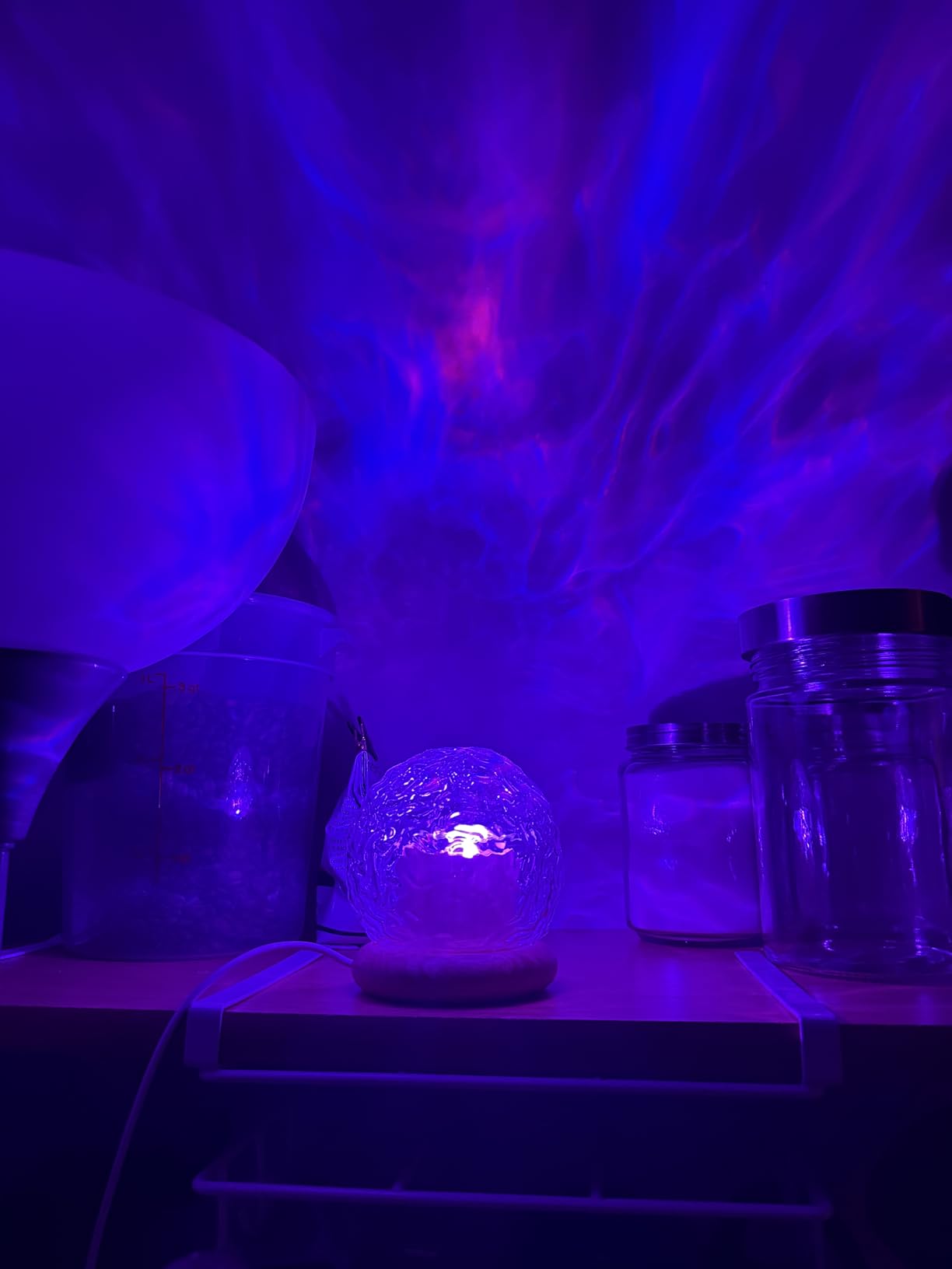 Mubarek Ambient Lighting, 216 Modes Mood Lighting, 3-in-1 Sunset Lamp & Ocean Lamp & Northern Lights Projector with Remote,Led Lights for Bedroom, Room Lights for Bedroom Decor, Girl Gift customer photo 2