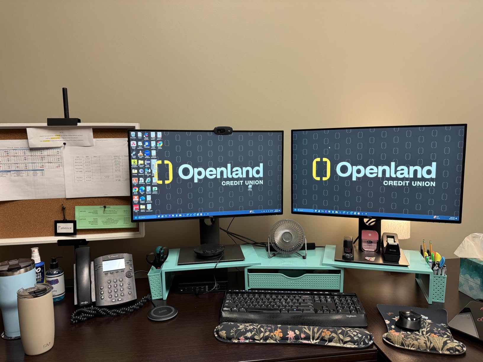 gianotter Dual Monitor Stand Riser, Desk Organizer With Drawer and 2 Pen Holders, Computer Monitor Stand, Desk Shelf for Top of Desk (Black) customer photo 1