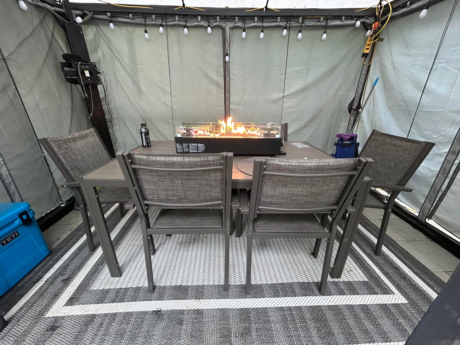 Ciays 19 Inch Smokeless Firepit, Portable for Outside Camping, Black | 19 Inch Smokeless Fire Pit for Camping with Steel Grill Rack, Fire Poker, and Bag, Easy Setup and Storage, Wood Burning customer photo 2