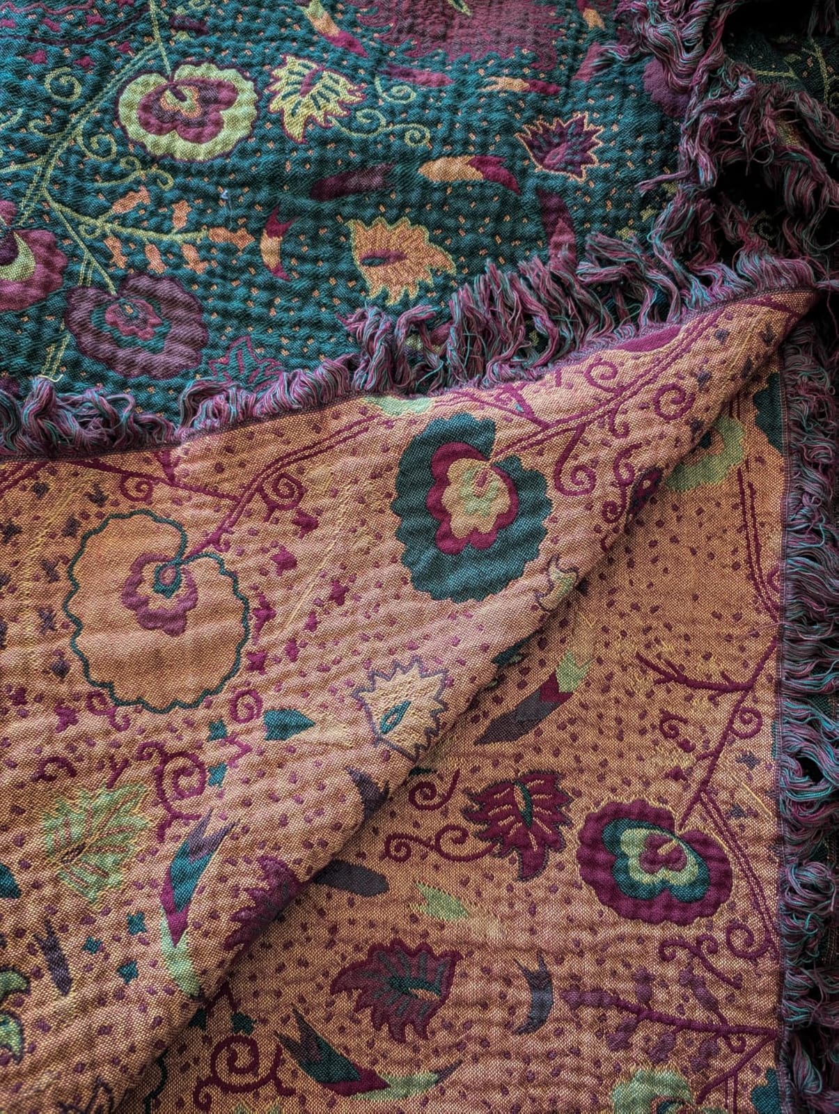 LUTBM King Throw Blanket for Bed -100% Cotton Soft Boho Summer Blankets | 90