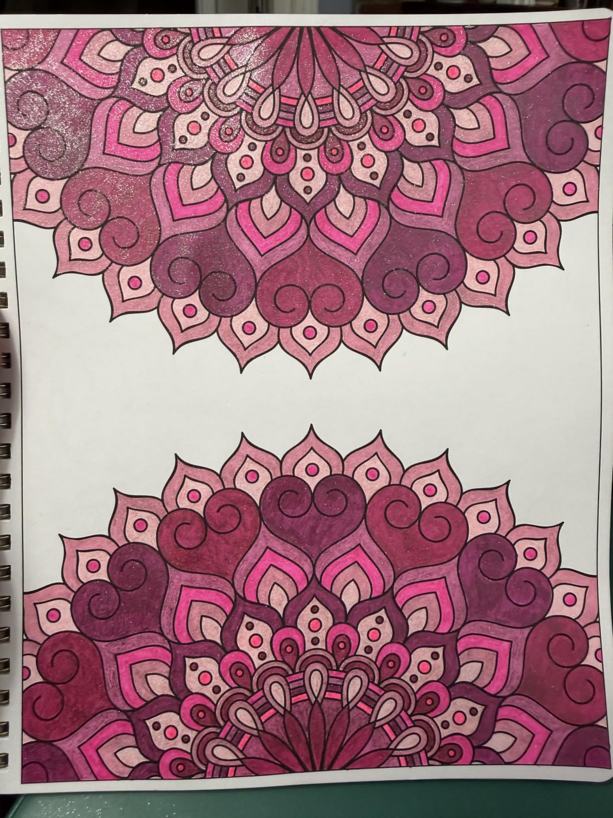 Beautiful Adult Coloring Book Set of 2 for Relaxation - Mandala Coloring Books with Inspirational Quotes Making it a Great Gift - Perfect Stress-Relieving Books Fun to Color for Women customer photo 2