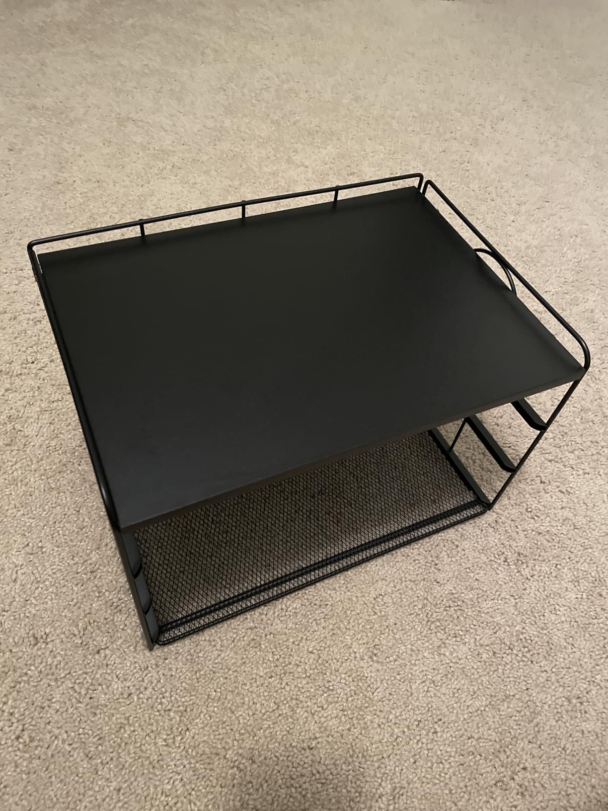 gianotter 4-Tier Paper Organizer With Magazine Holder | Desk Organizers and Accessories, File Organizer for Office Supplies Storage (Black, 4-Tier) customer photo 2