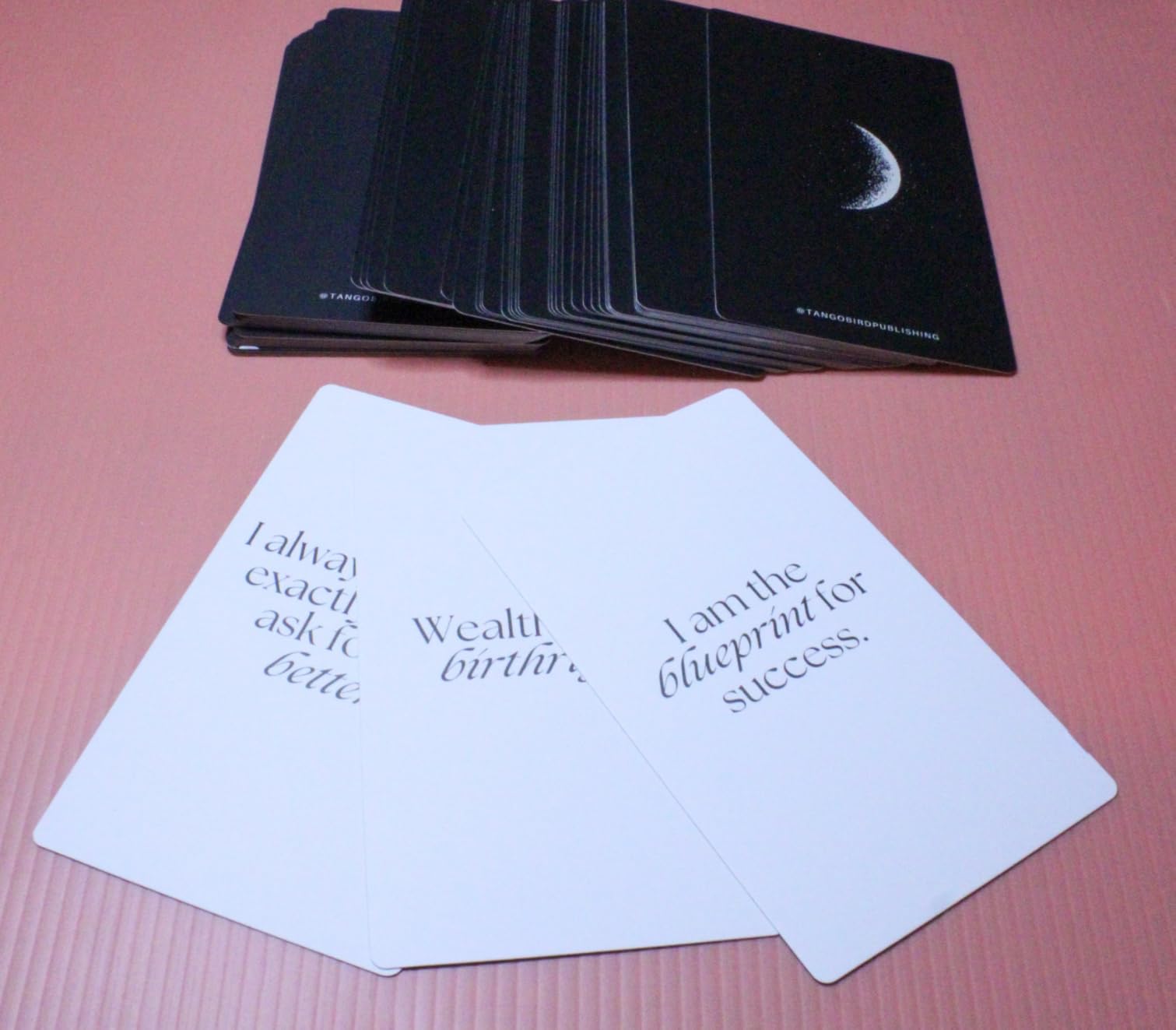 Tangobird Affirmation Cards For Women Miracle Mantras Positive Affirmations cards 60 Daily affirmations for women for Self-Care, Love and Wealth -Gifts for women customer photo 1