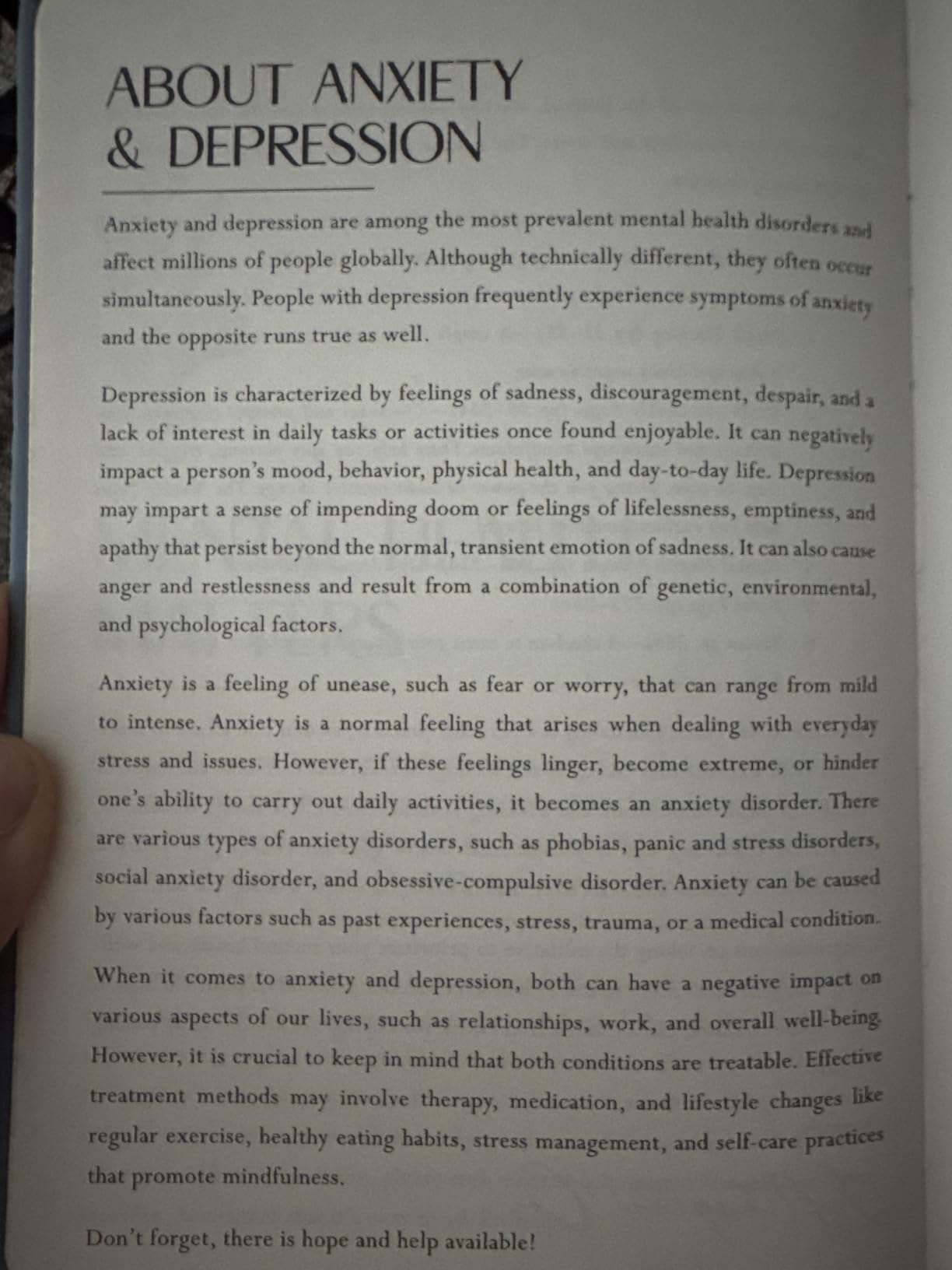 FINDING BALANCE Mental Health Journal - 6-Month Daily Journal with Prompts for Mindfulness, Self-Care & Healing - Anxiety & Depression Management - Green Hardcover customer photo 2