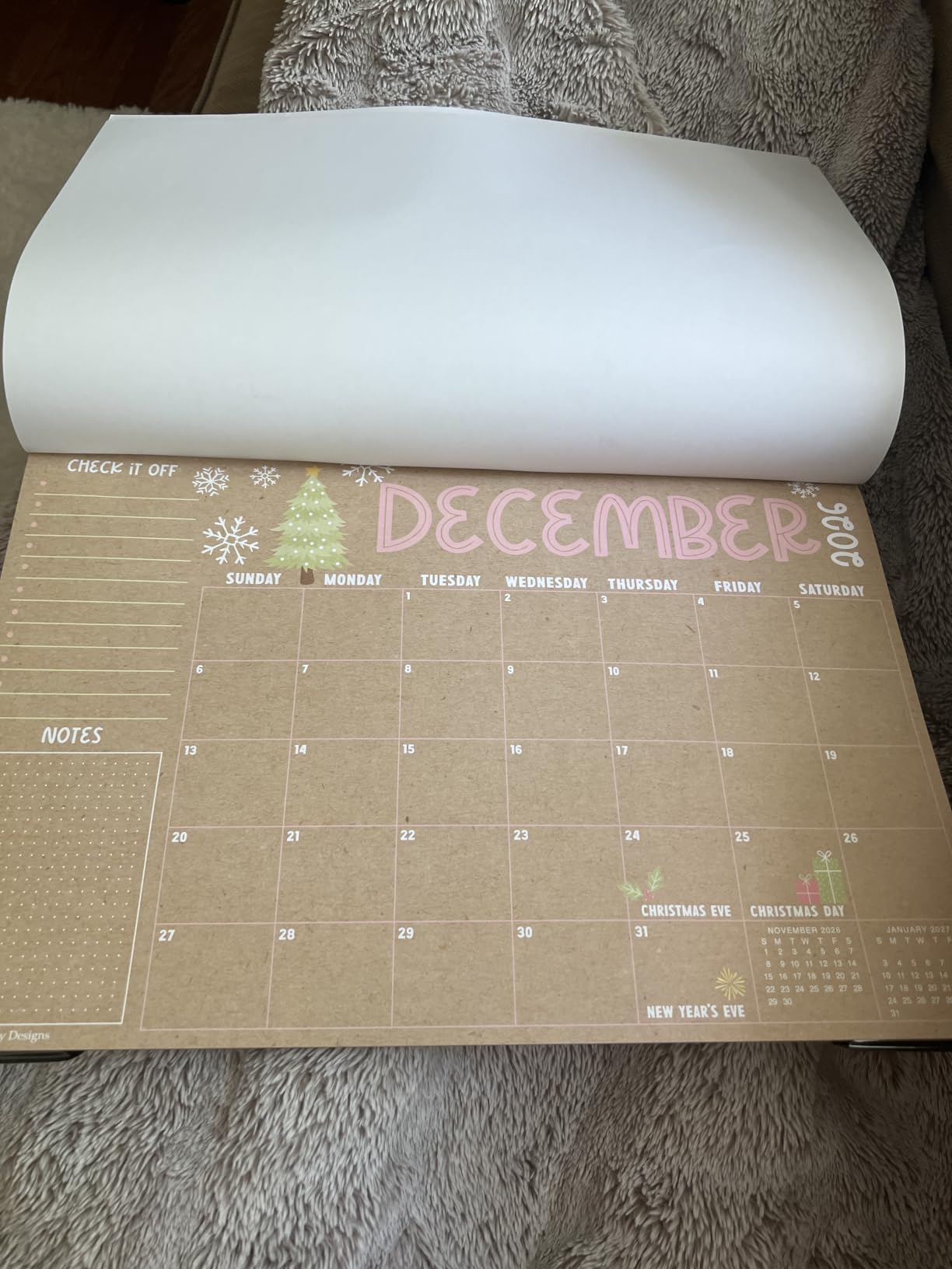 Hadley Designs Large Teacher Desk Calendar 2026-2027 - Desktop Calendar 2026, 18-Month Academic Desk Calendars for School, Home & Office, Cute Classroom Must Haves, Back to School Teacher Gifts customer photo 1